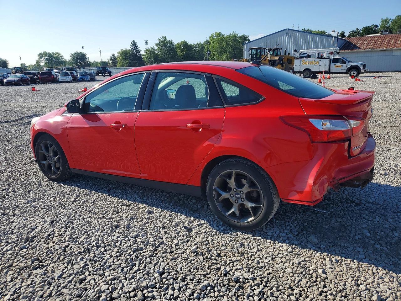 2013 Ford Focus Se Red vin: 1FADP3F24DL375133