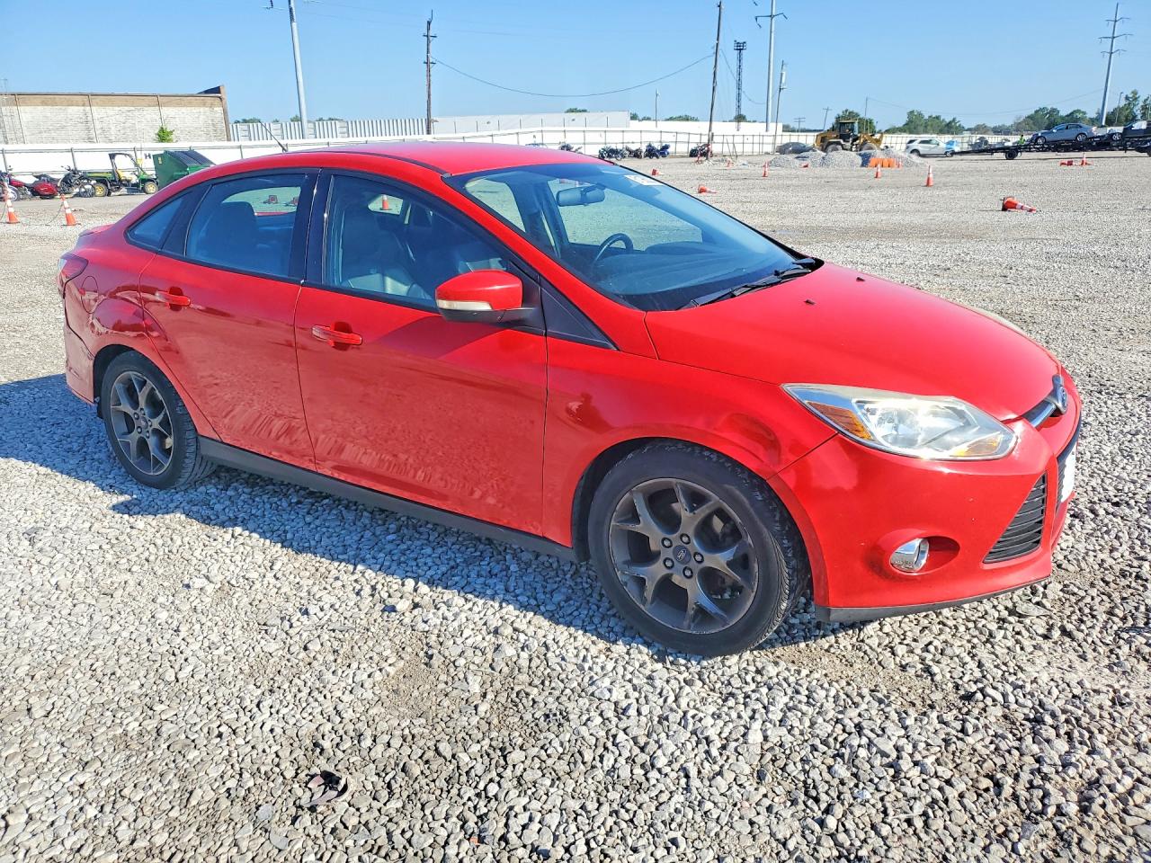 2013 Ford Focus Se Red vin: 1FADP3F24DL375133