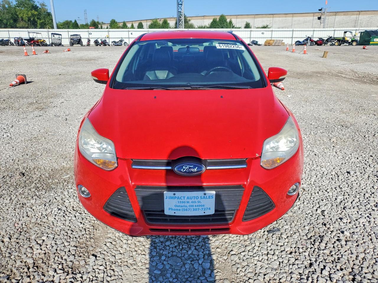 2013 Ford Focus Se Red vin: 1FADP3F24DL375133