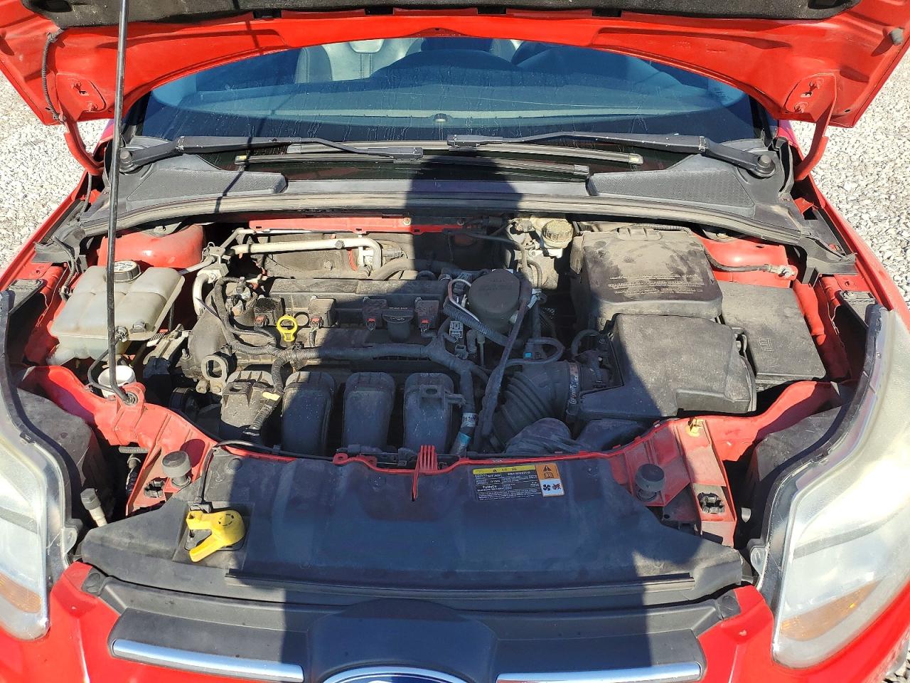 2013 Ford Focus Se Red vin: 1FADP3F24DL375133