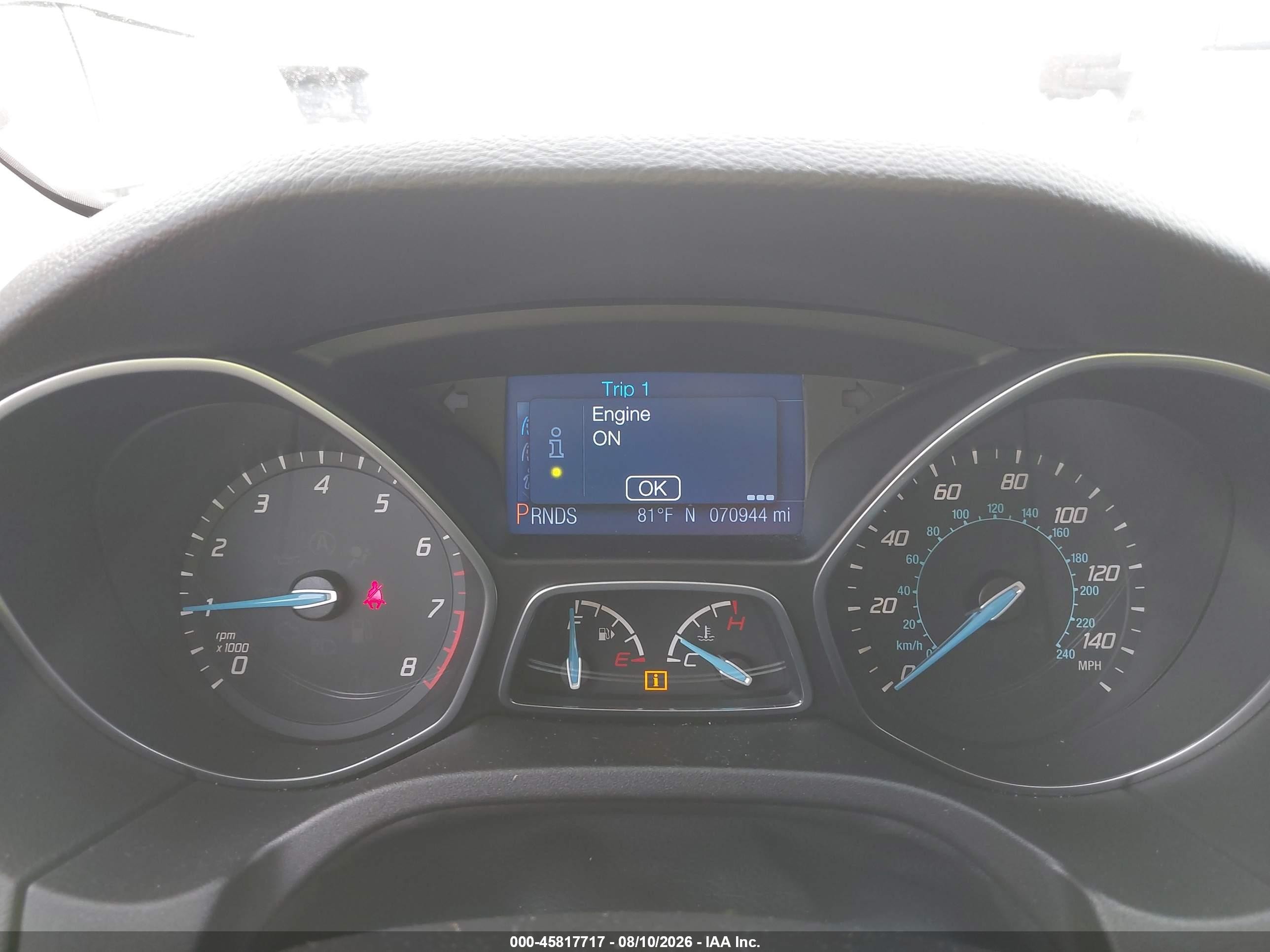 2013 Ford Focus Se Blue vin: 1FADP3F24DL380641