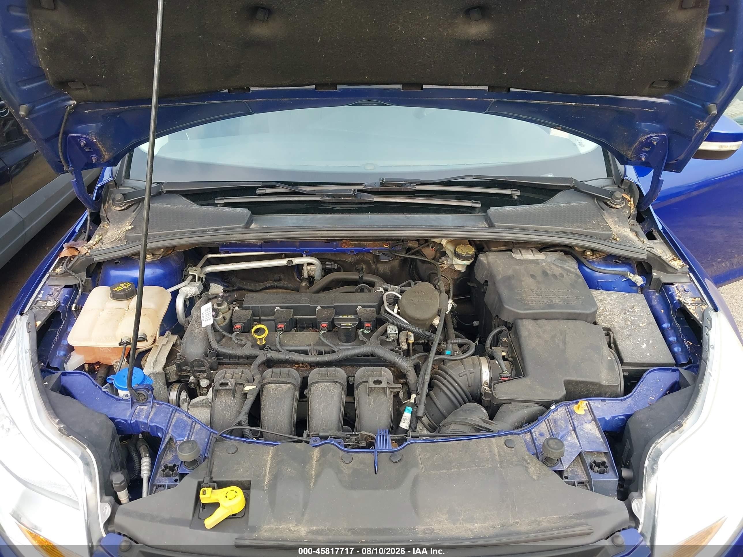 2013 Ford Focus Se Blue vin: 1FADP3F24DL380641
