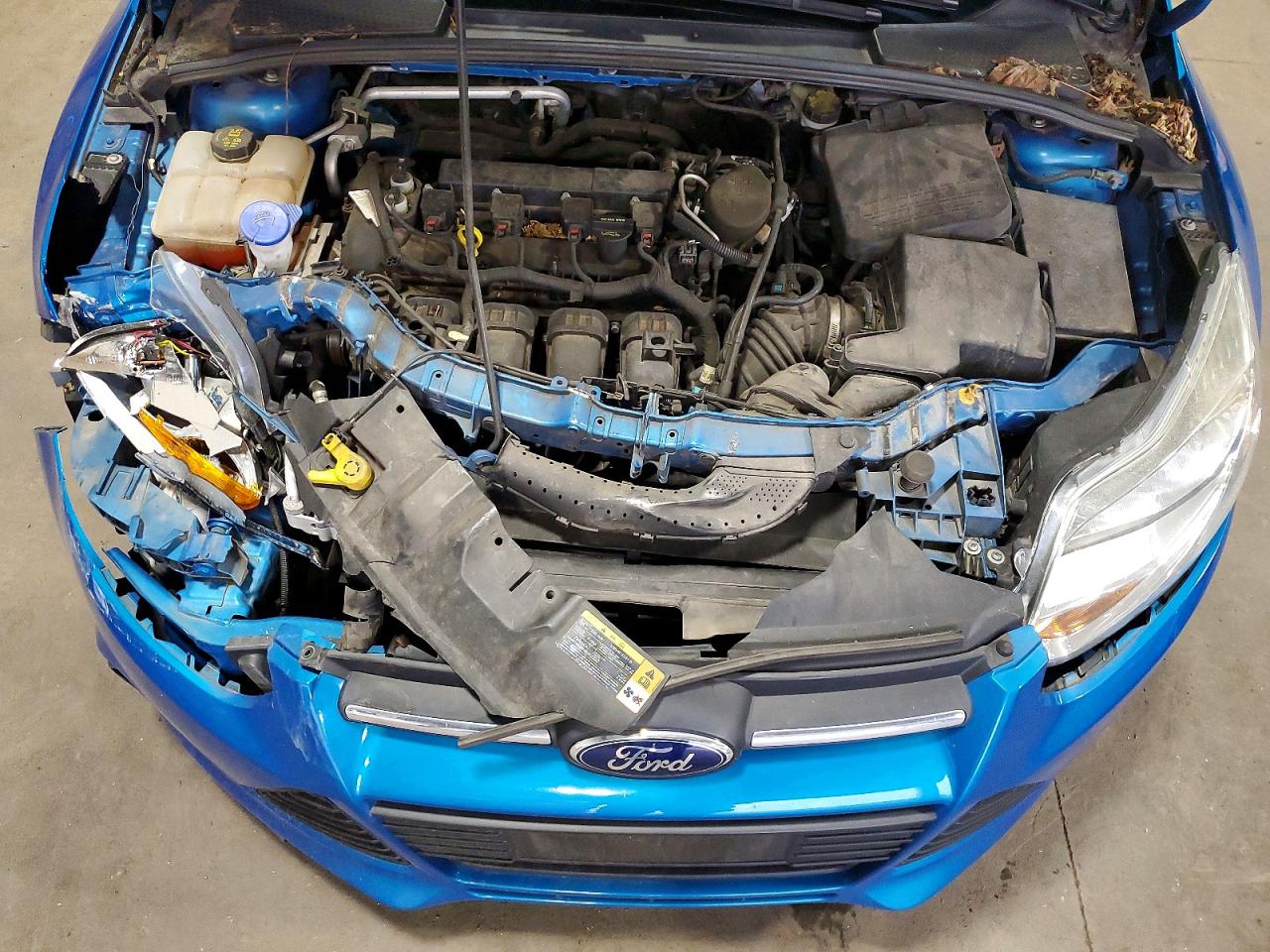2014 Ford Focus Se Blue vin: 1FADP3F24EL112562