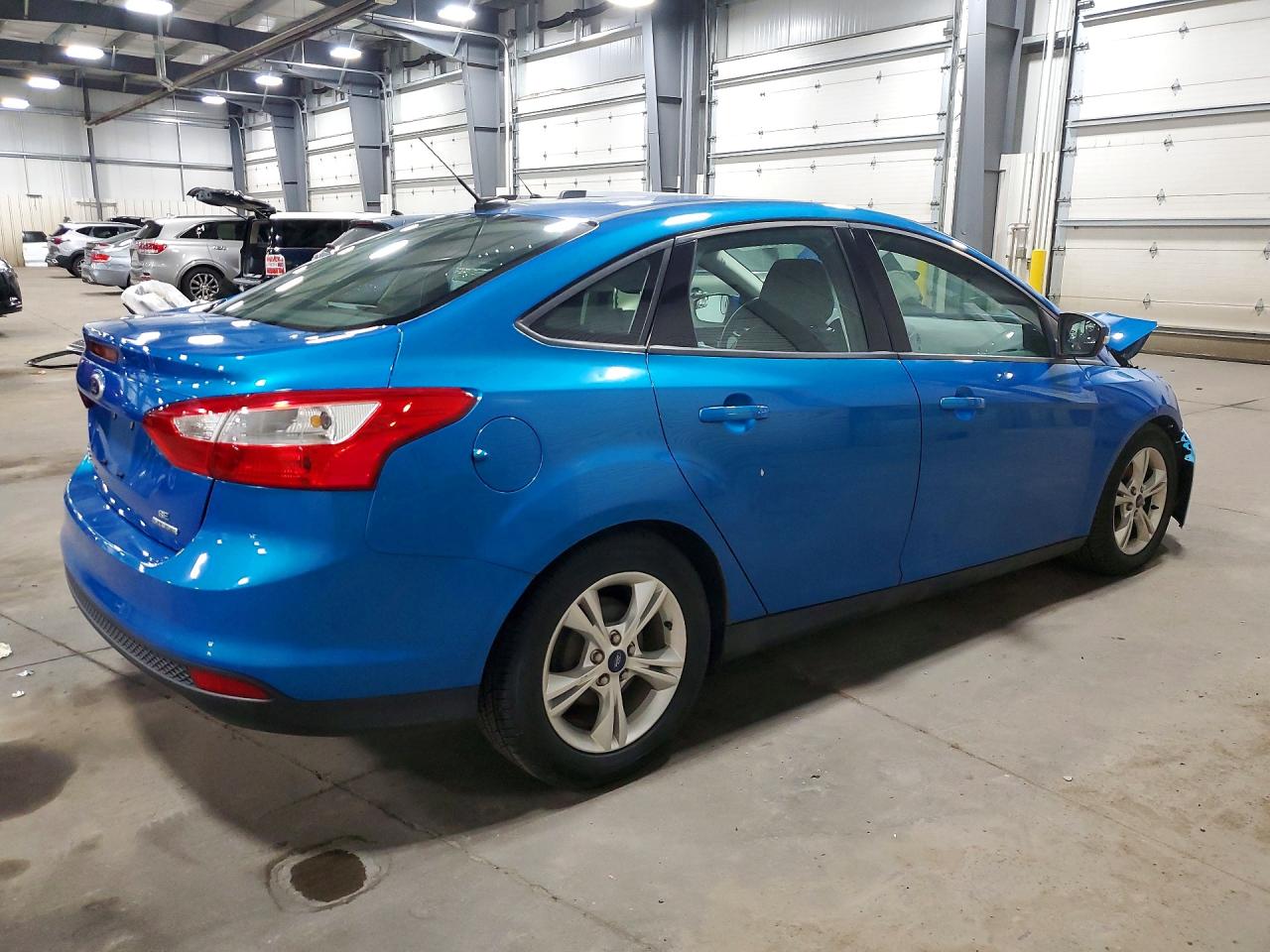 2014 Ford Focus Se Blue vin: 1FADP3F24EL112562