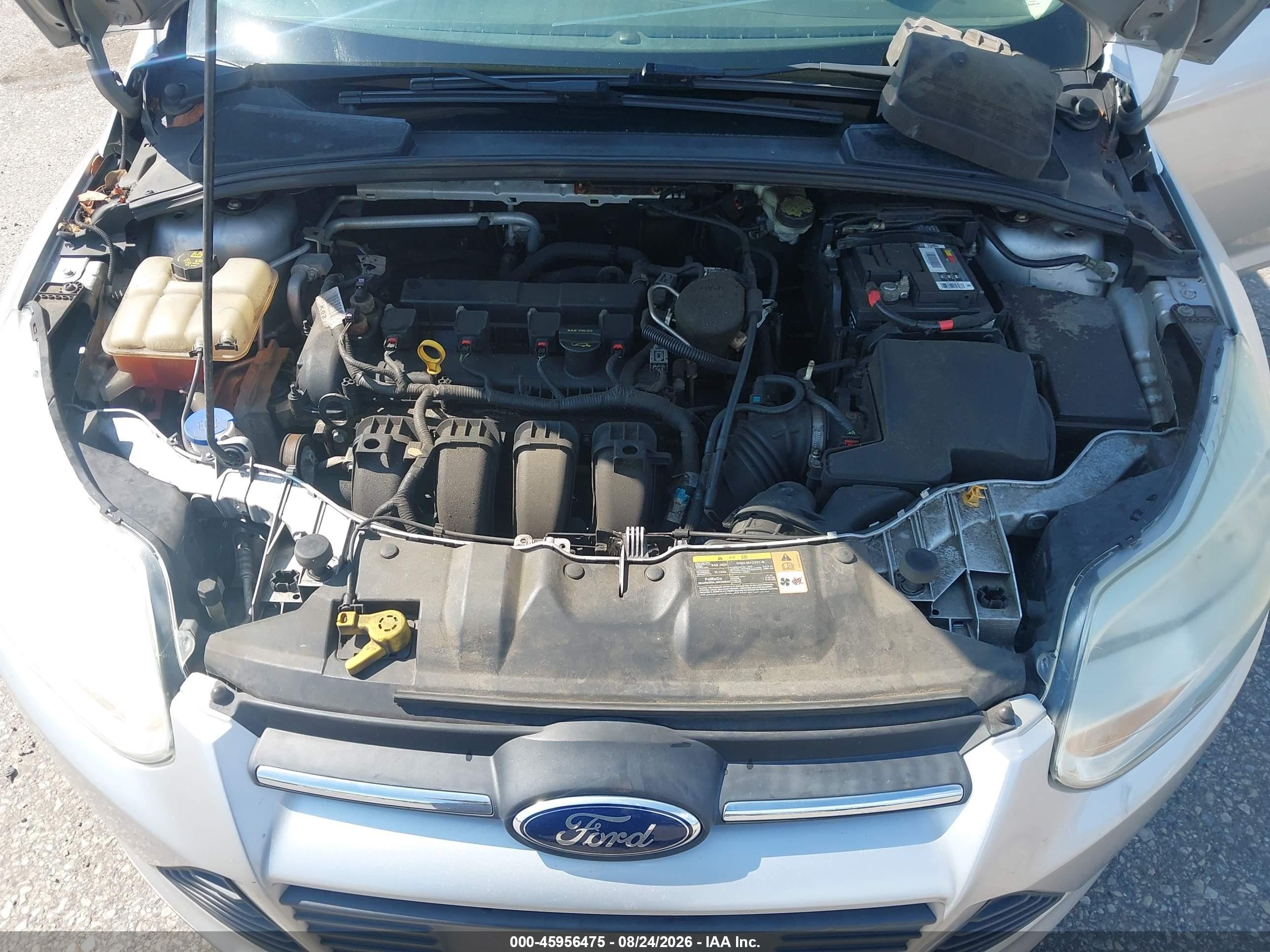 2014 Ford Focus Se Silver vin: 1FADP3F24EL146646