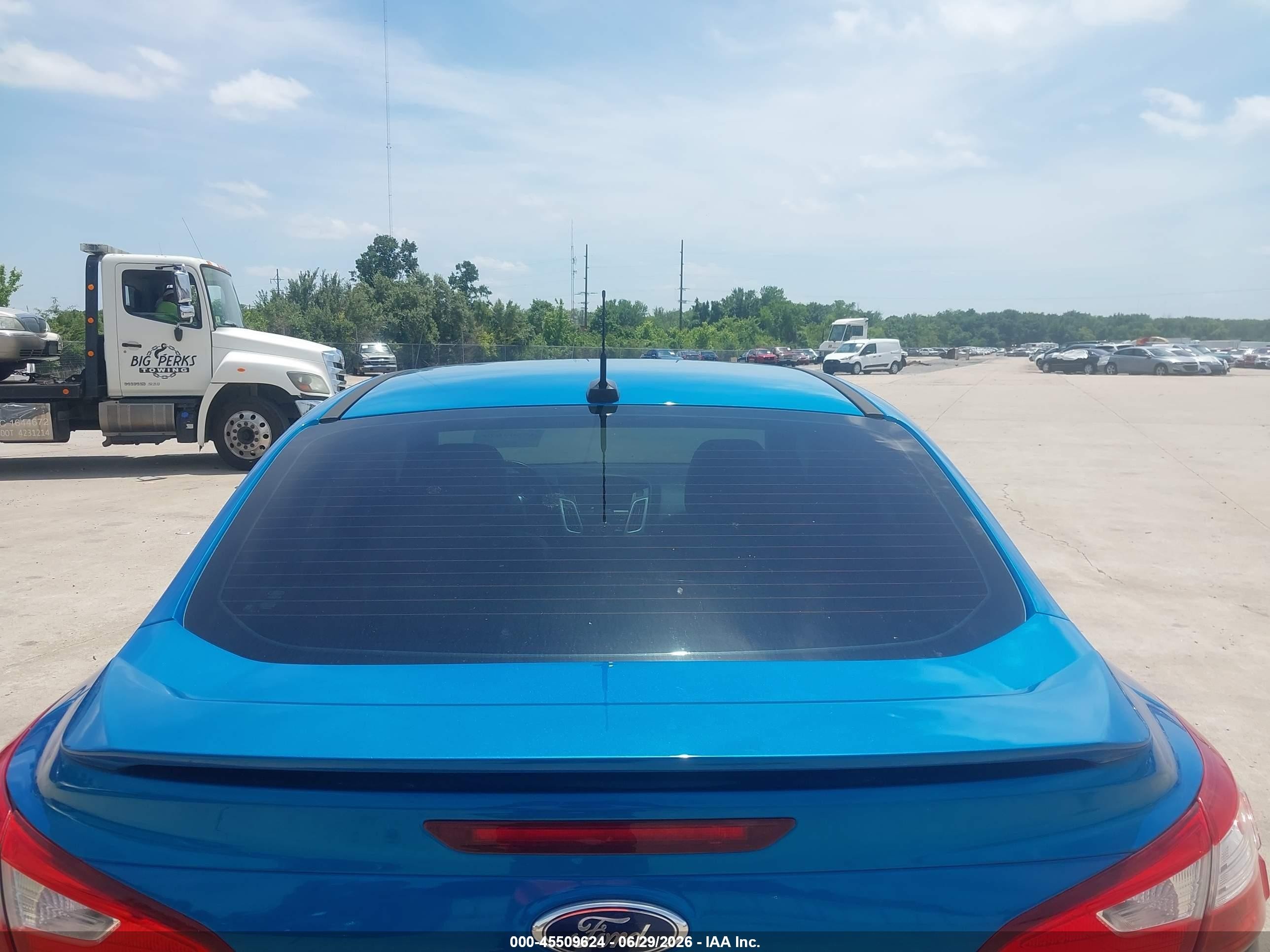 2014 Ford Focus Se Blue vin: 1FADP3F24EL149398