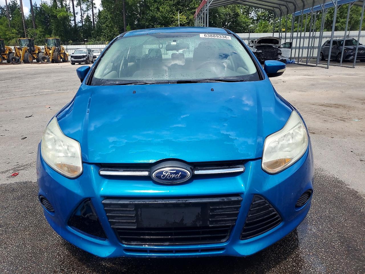 2014 Ford Focus Se Синий vin: 1FADP3F24EL172521