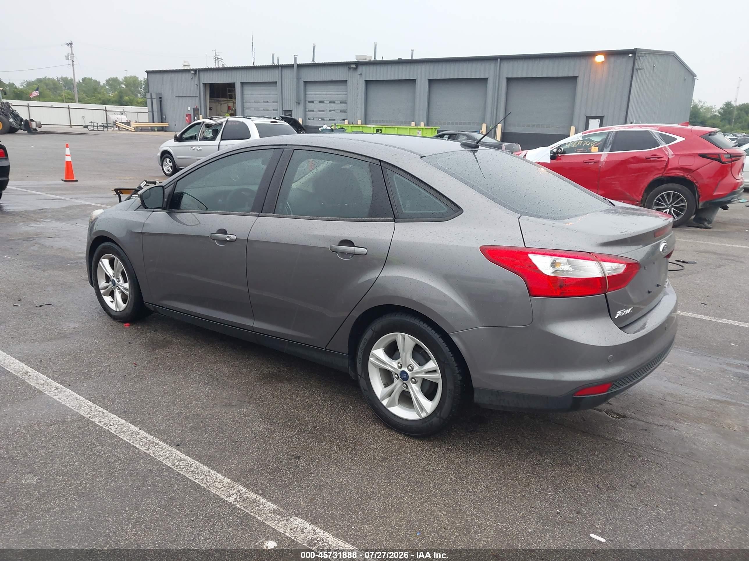 2014 Ford Focus Se Серый vin: 1FADP3F24EL182370
