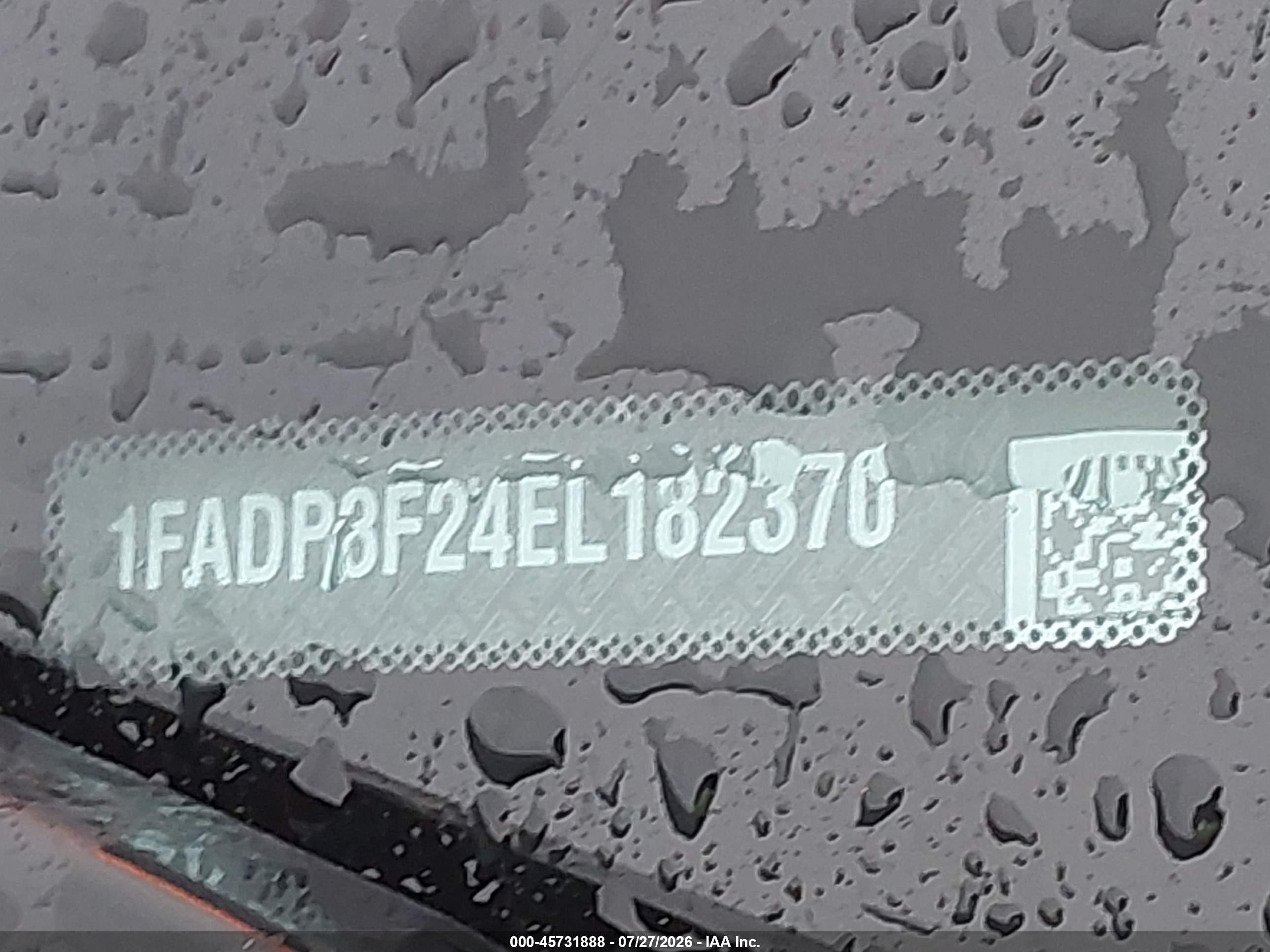 2014 Ford Focus Se Серый vin: 1FADP3F24EL182370