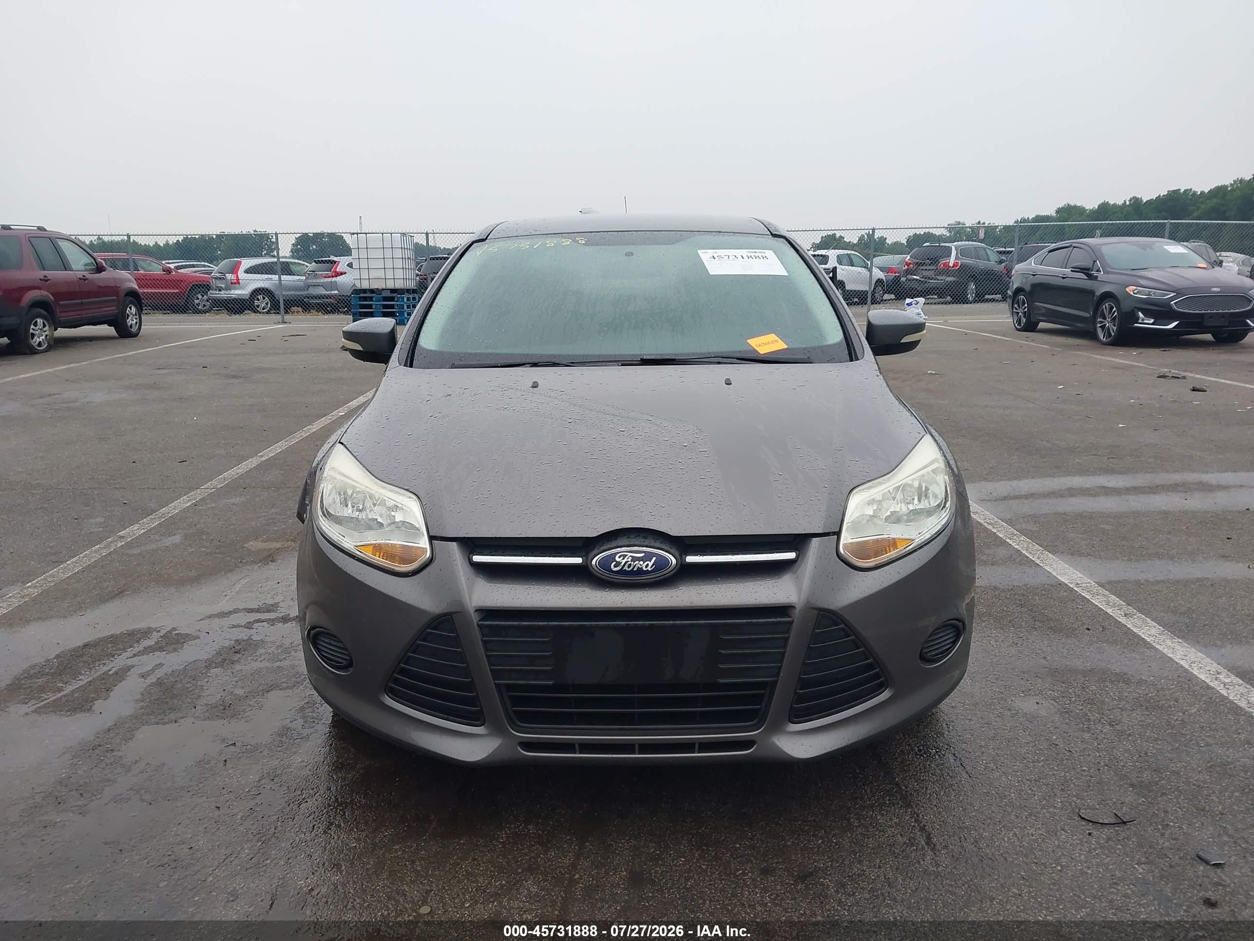 2014 Ford Focus Se Серый vin: 1FADP3F24EL182370