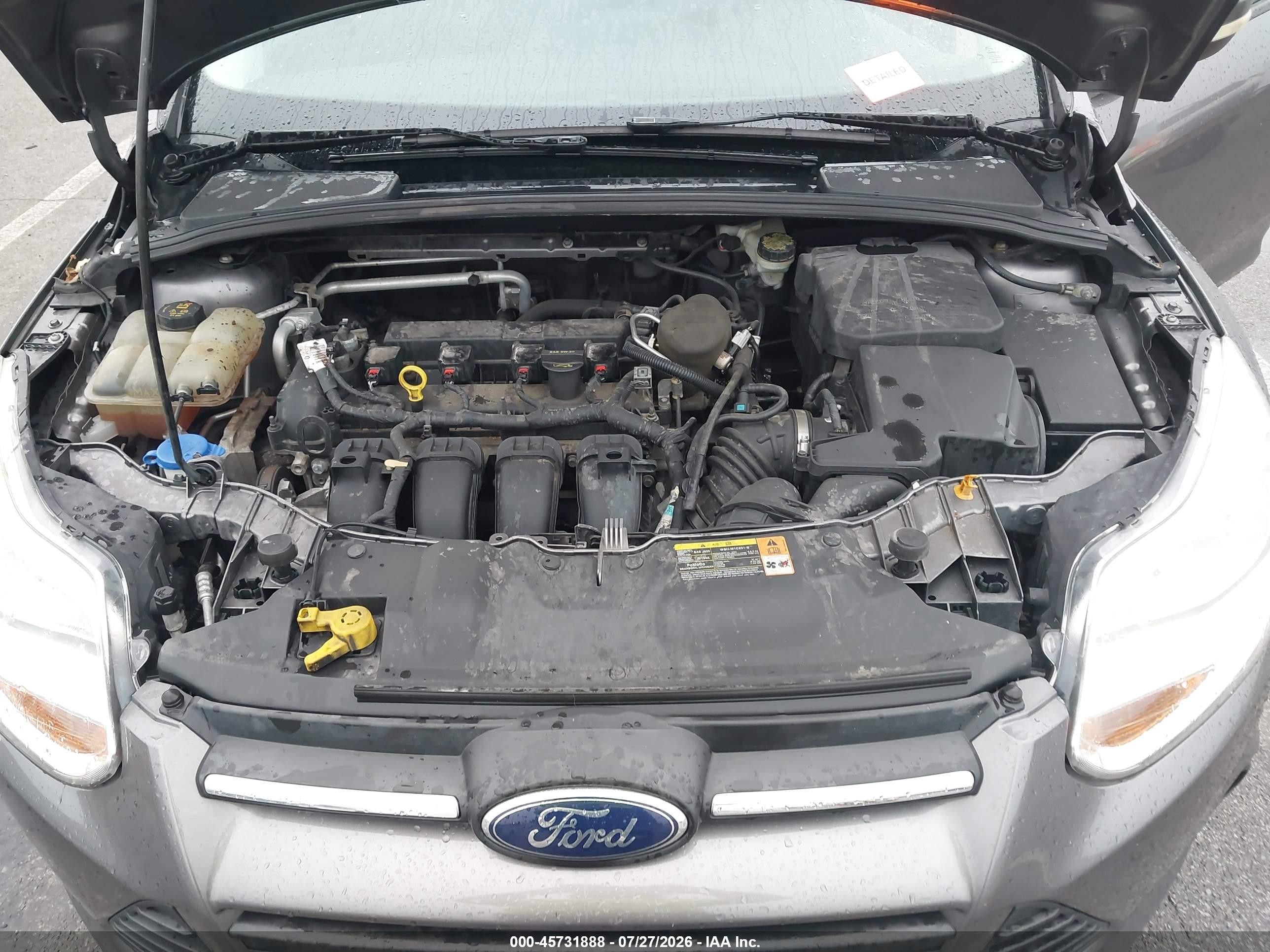 2014 Ford Focus Se Серый vin: 1FADP3F24EL182370