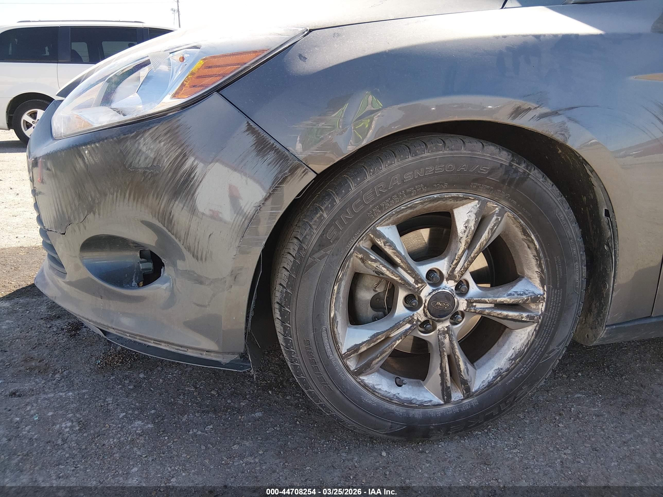 2014 Ford Focus Se Gray vin: 1FADP3F24EL209034