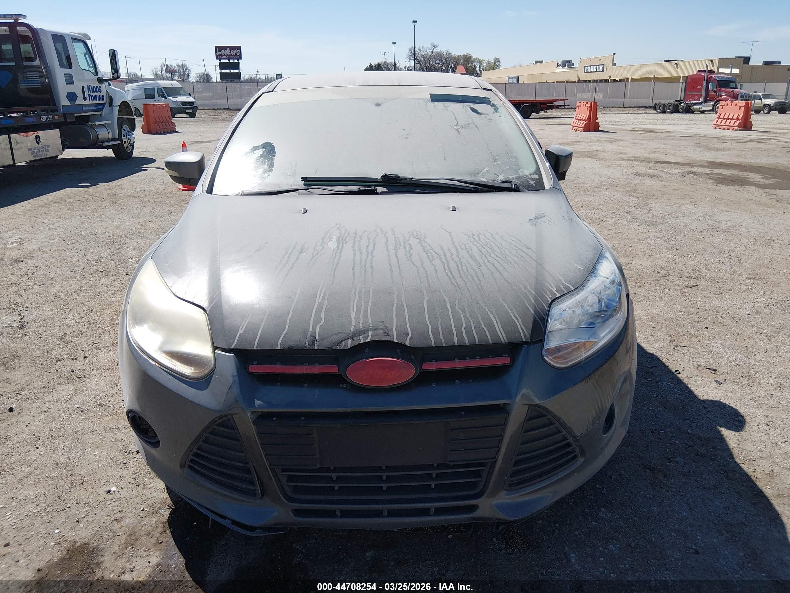 2014 Ford Focus Se Gray vin: 1FADP3F24EL209034