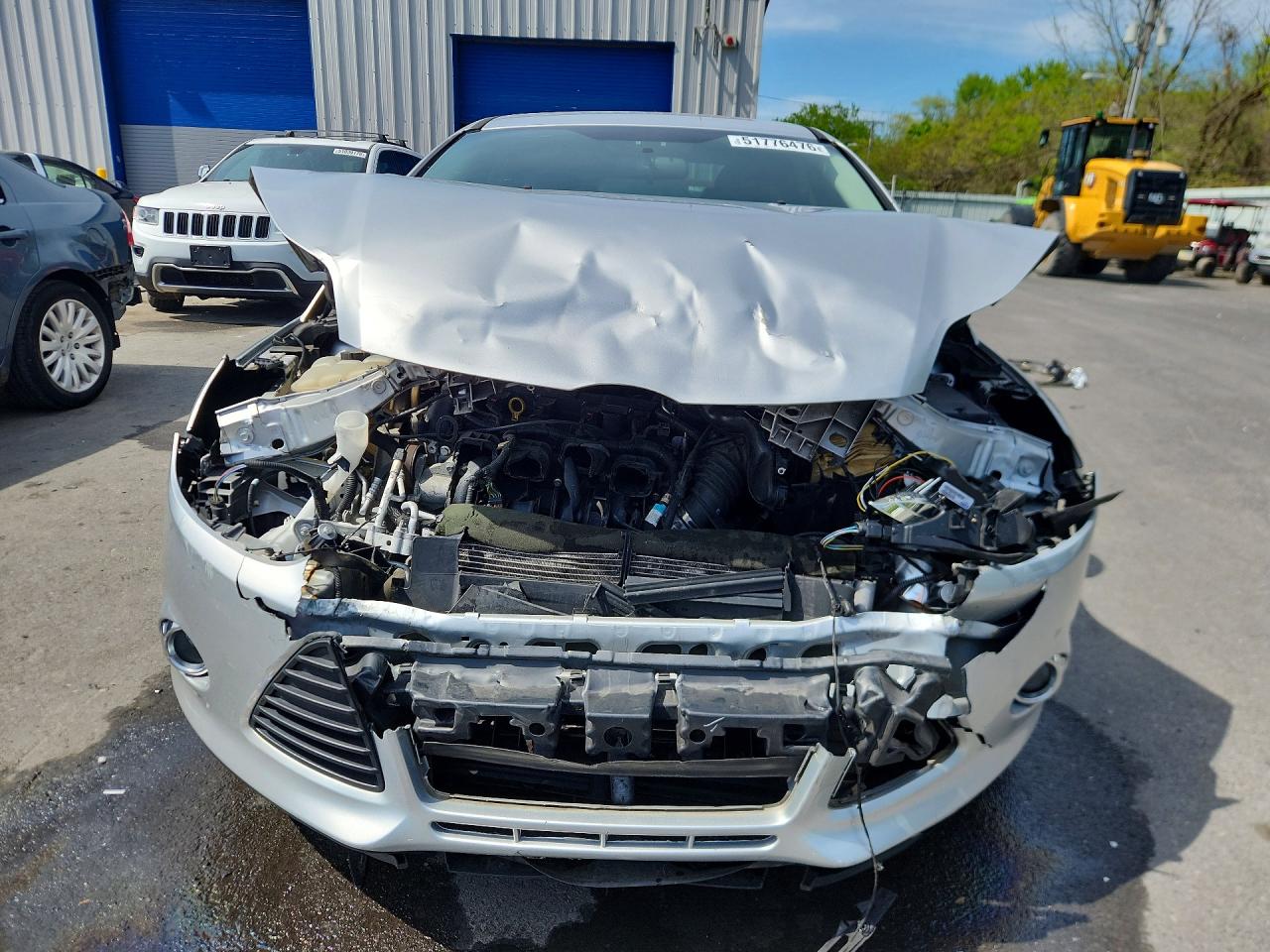 2014 Ford Focus Se Silver vin: 1FADP3F24EL215416