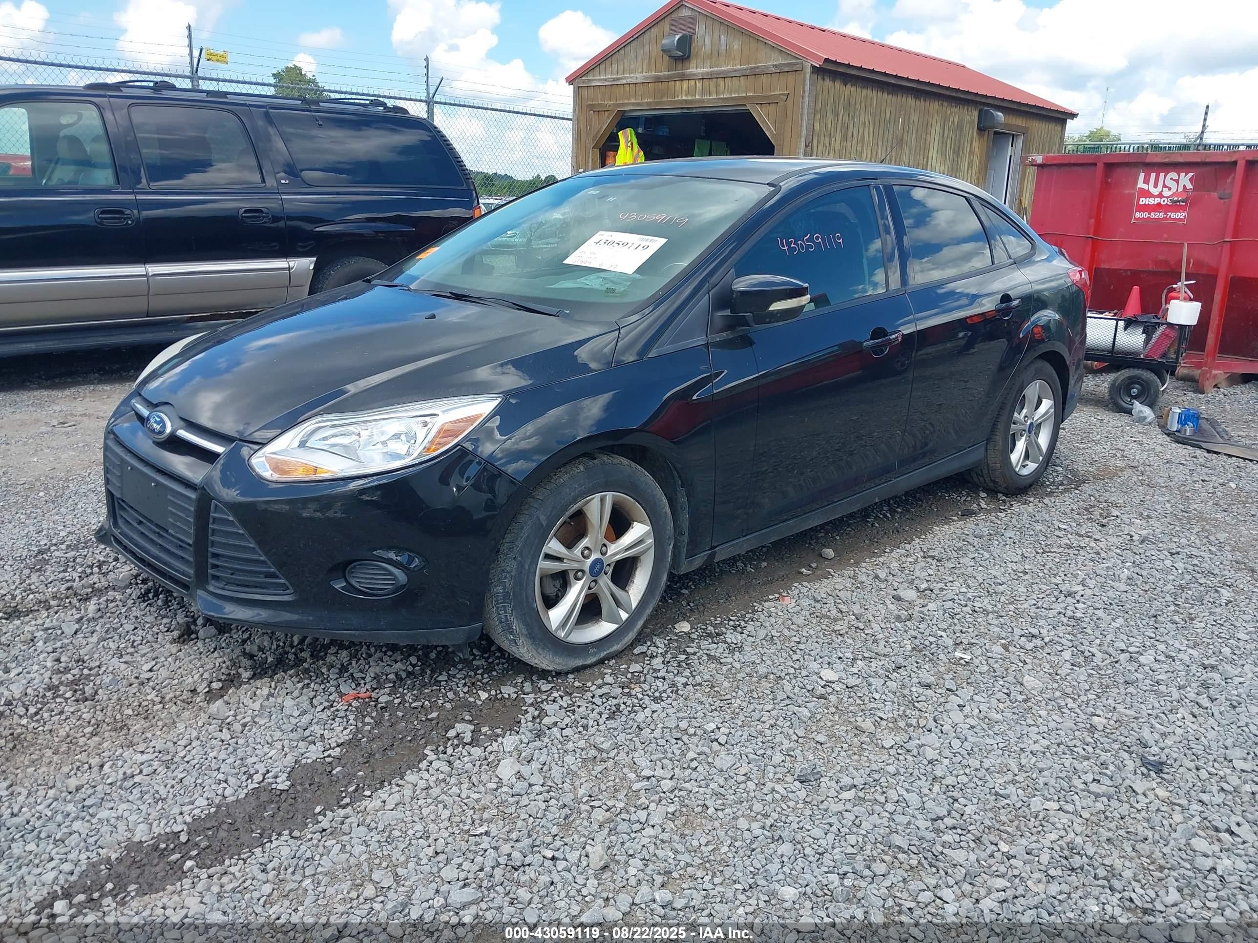 2014 Ford Focus Se Черный vin: 1FADP3F24EL216582