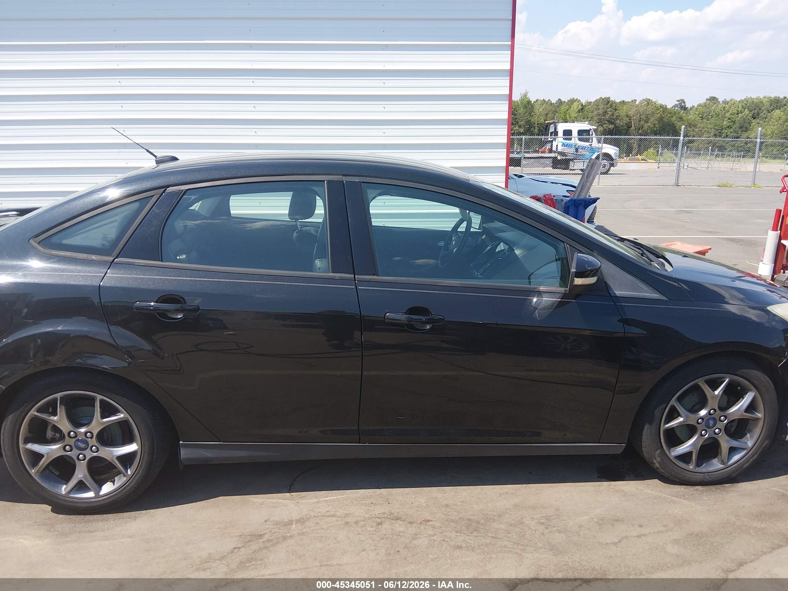 2014 Ford Focus Se Black vin: 1FADP3F24EL222074