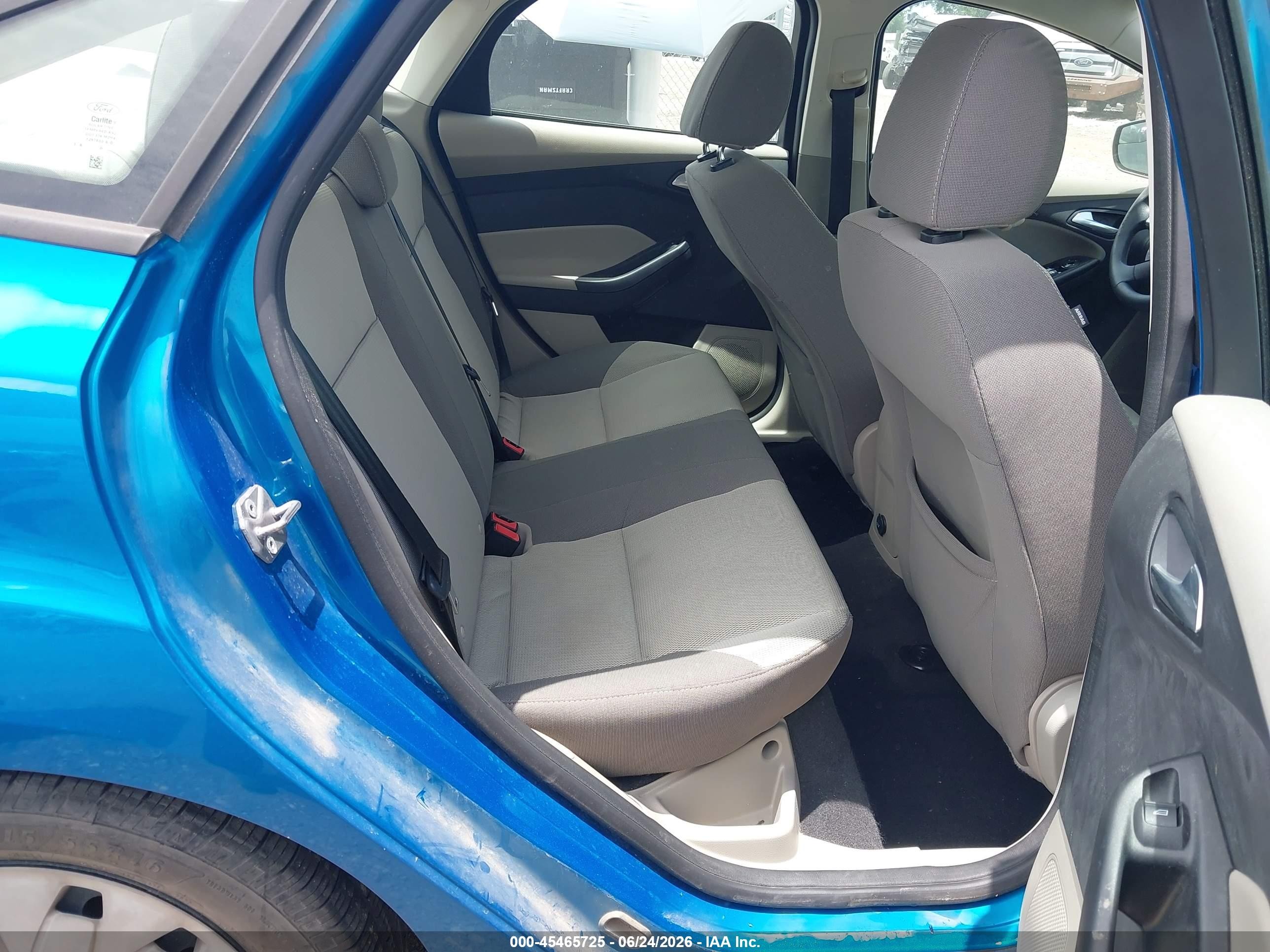 2014 Ford Focus Se Blue vin: 1FADP3F24EL227436