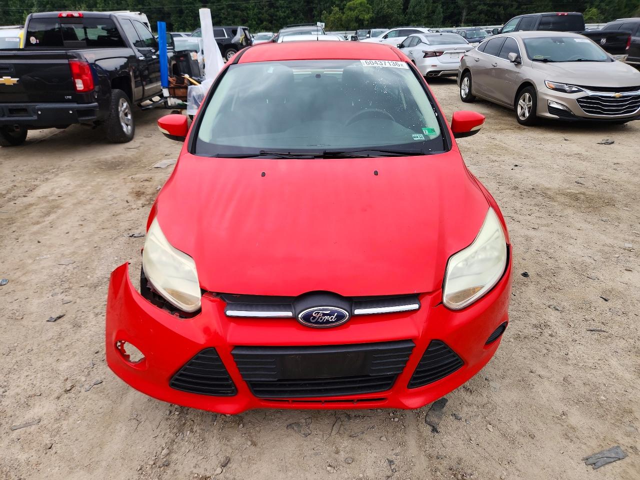 2014 Ford Focus Se Red vin: 1FADP3F24EL233723
