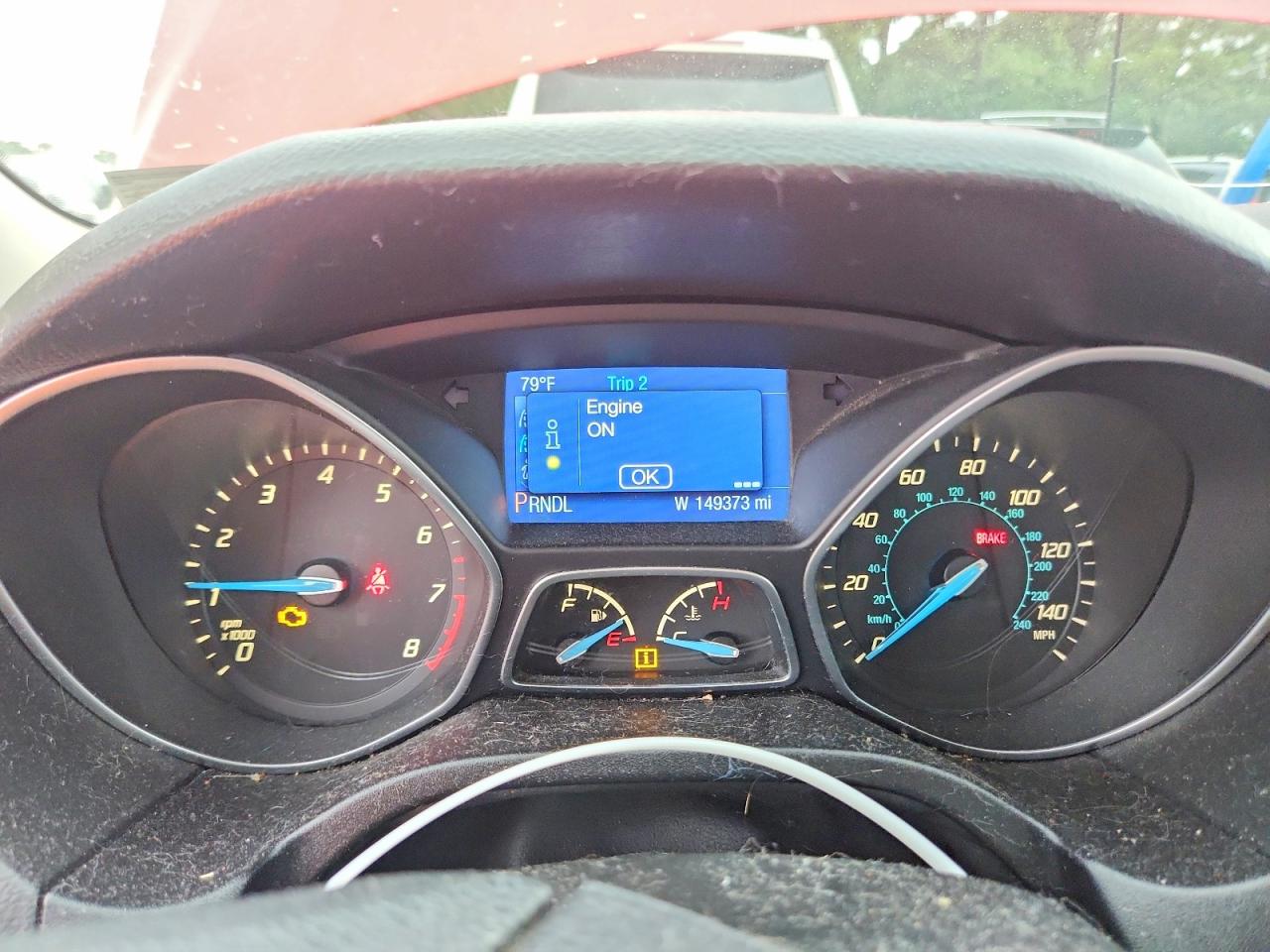 2014 Ford Focus Se Red vin: 1FADP3F24EL233723