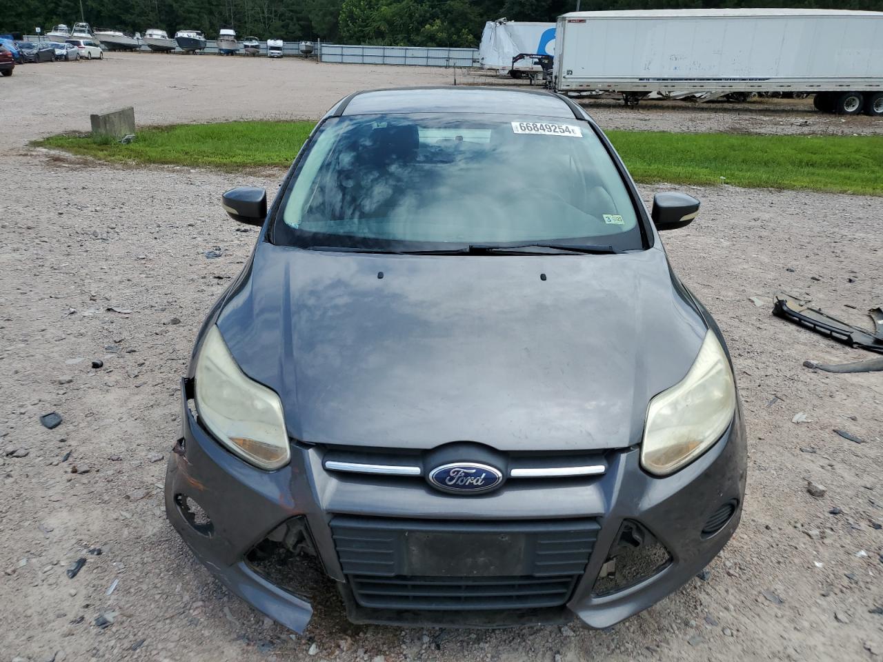 2014 Ford Focus Se Gray vin: 1FADP3F24EL250697