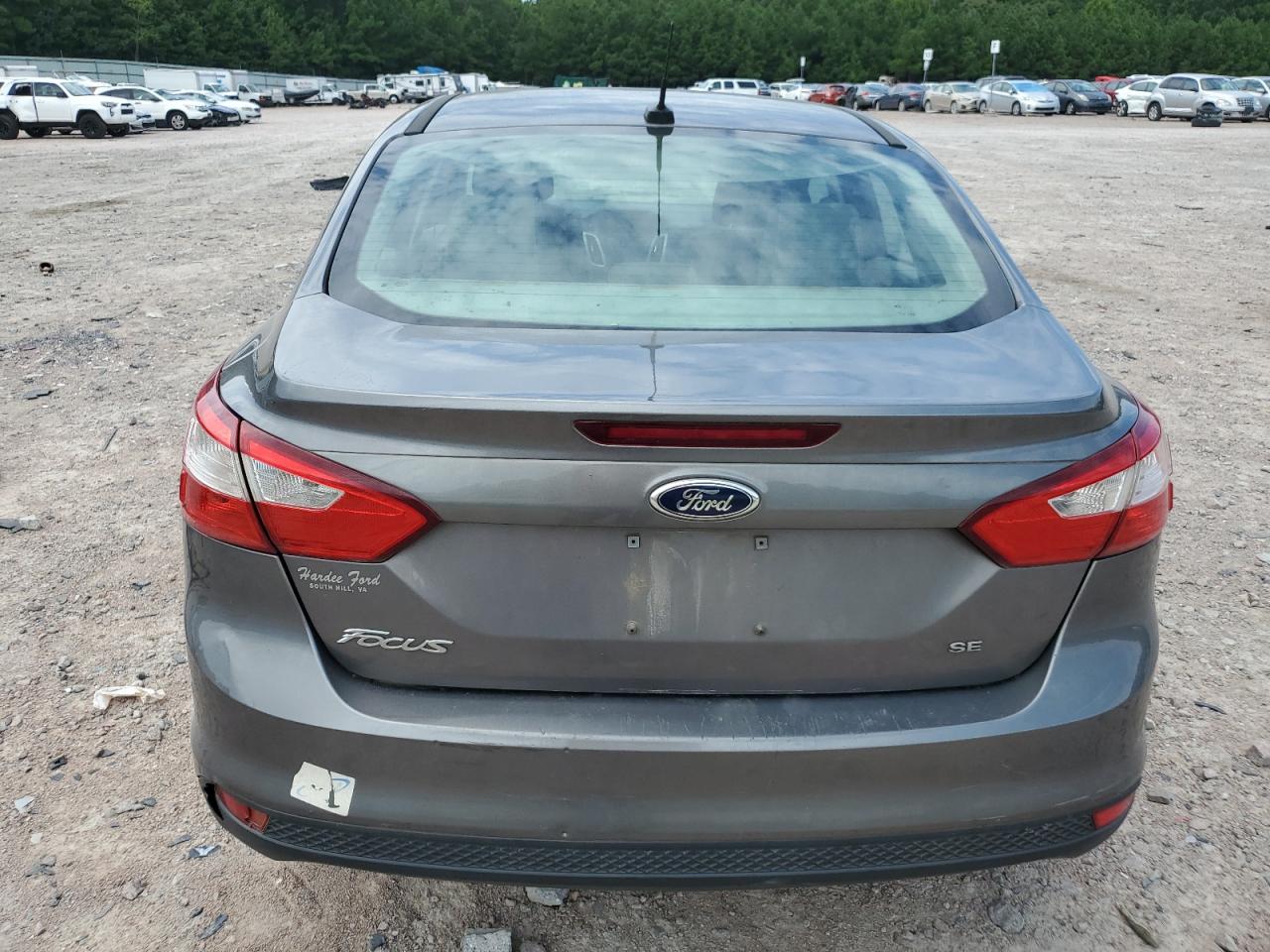 2014 Ford Focus Se Gray vin: 1FADP3F24EL250697