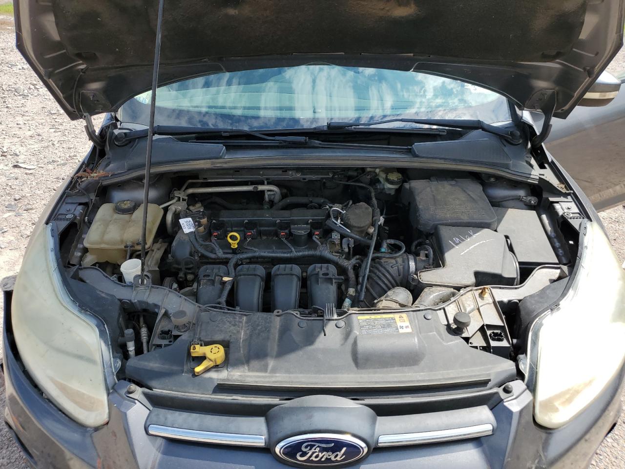 2014 Ford Focus Se Gray vin: 1FADP3F24EL250697