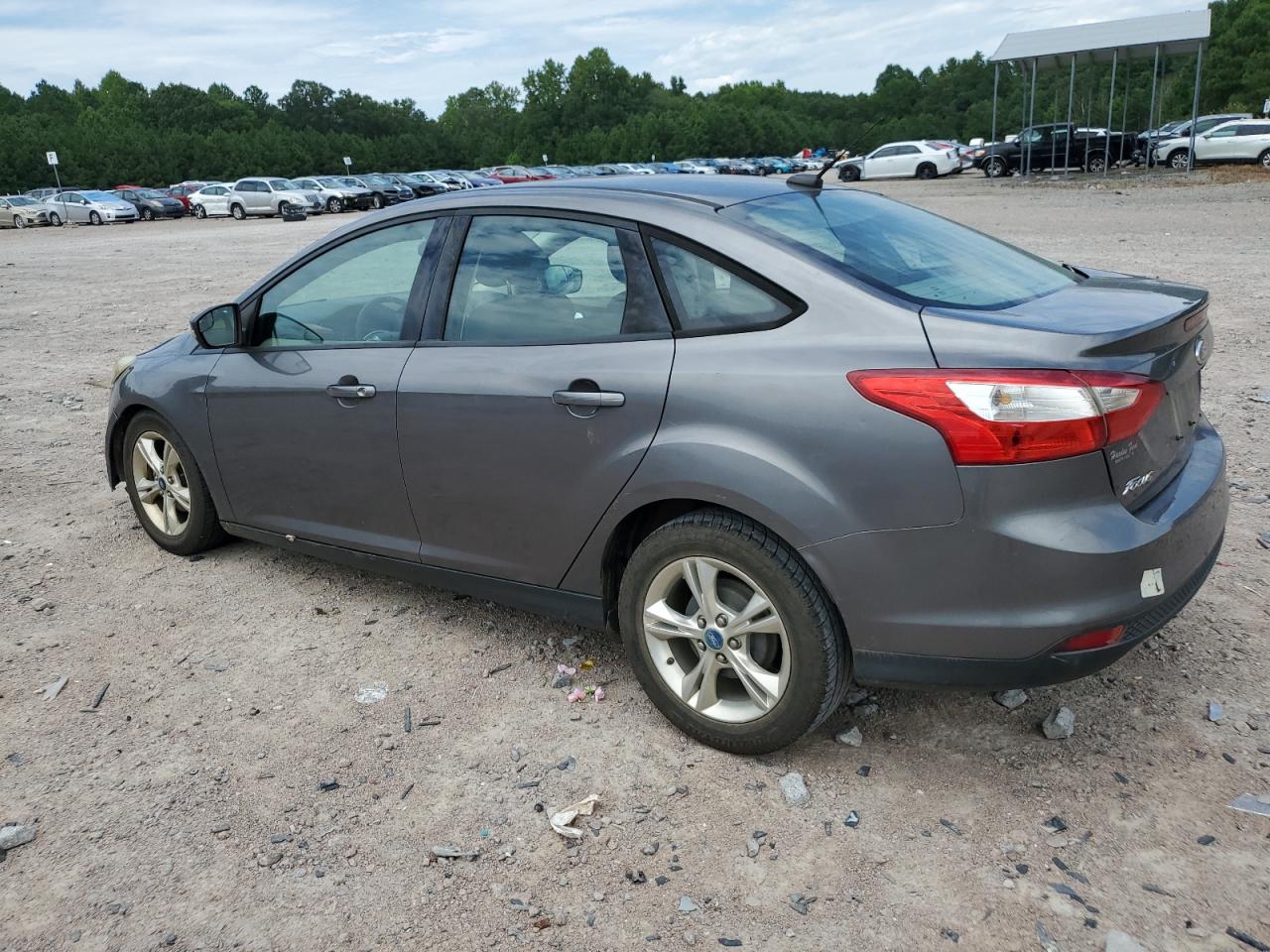 2014 Ford Focus Se Gray vin: 1FADP3F24EL250697