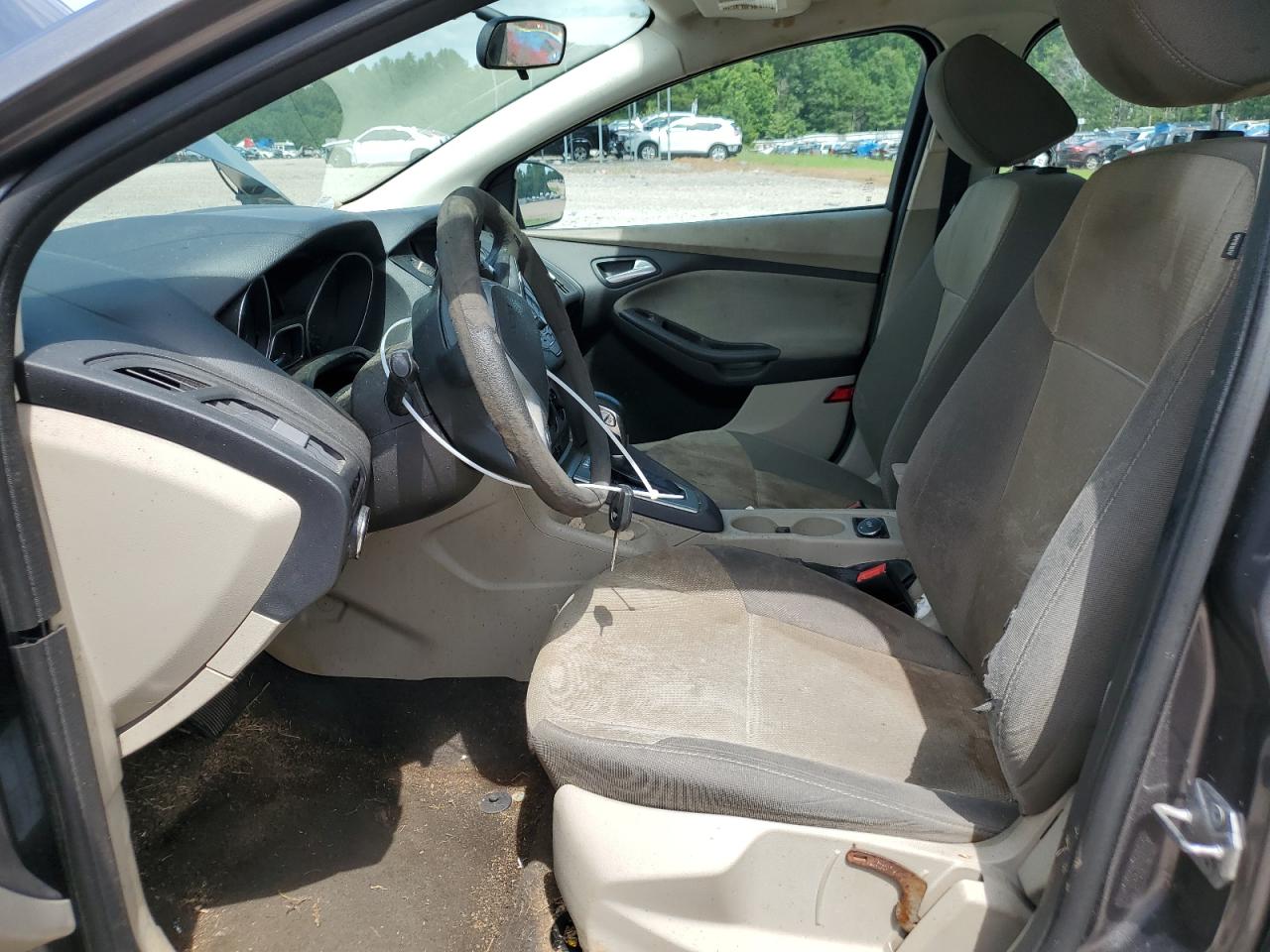2014 Ford Focus Se Gray vin: 1FADP3F24EL250697