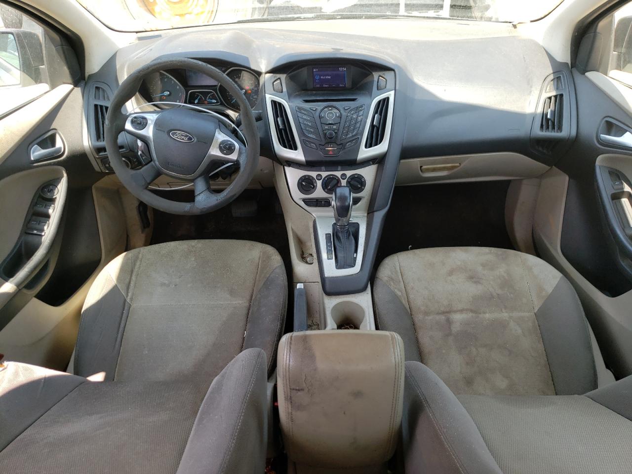 2014 Ford Focus Se Gray vin: 1FADP3F24EL250697