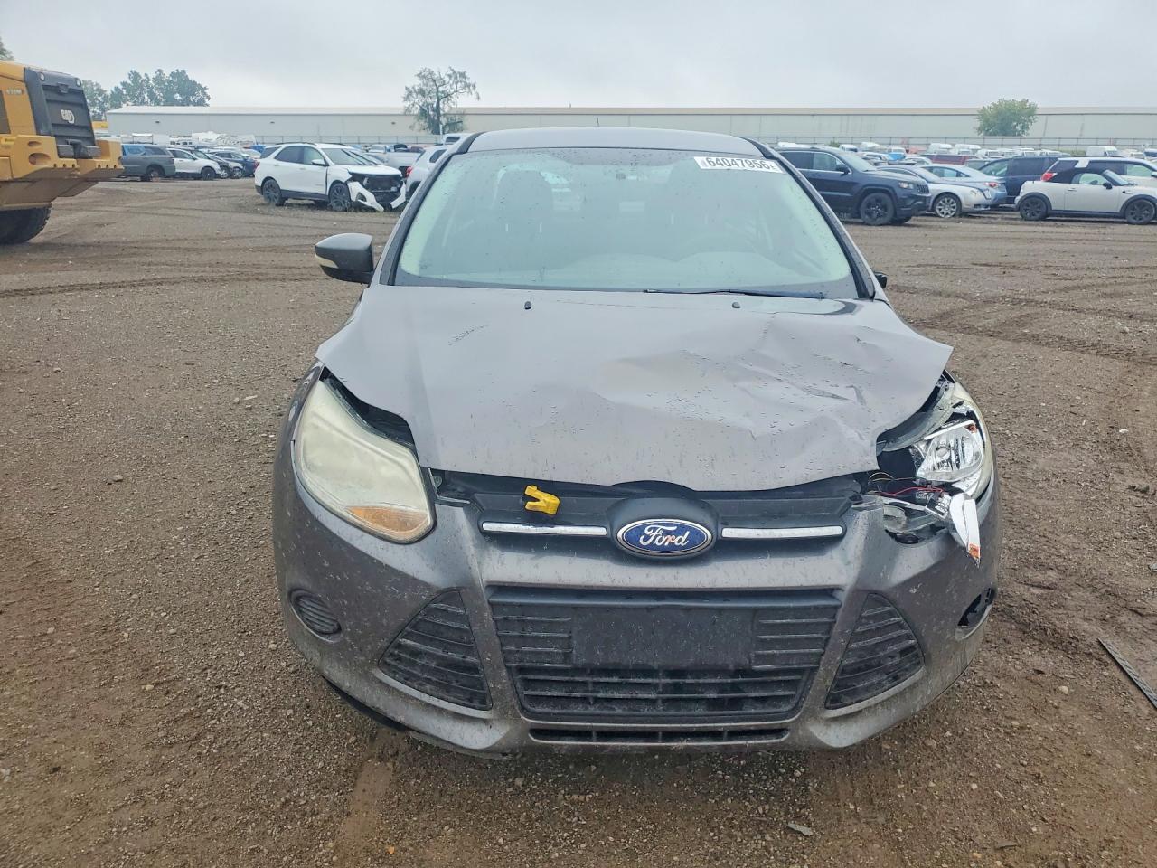 2014 Ford Focus Se Gray vin: 1FADP3F24EL266155