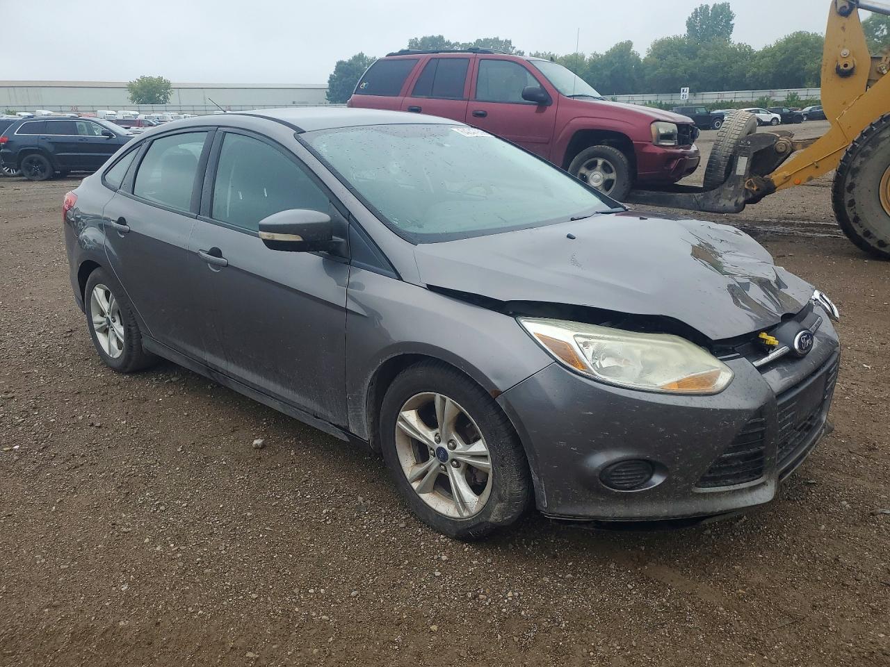 2014 Ford Focus Se Gray vin: 1FADP3F24EL266155
