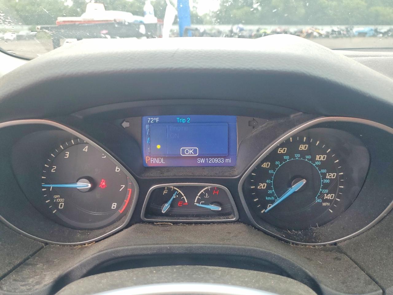 2014 Ford Focus Se Gray vin: 1FADP3F24EL266155
