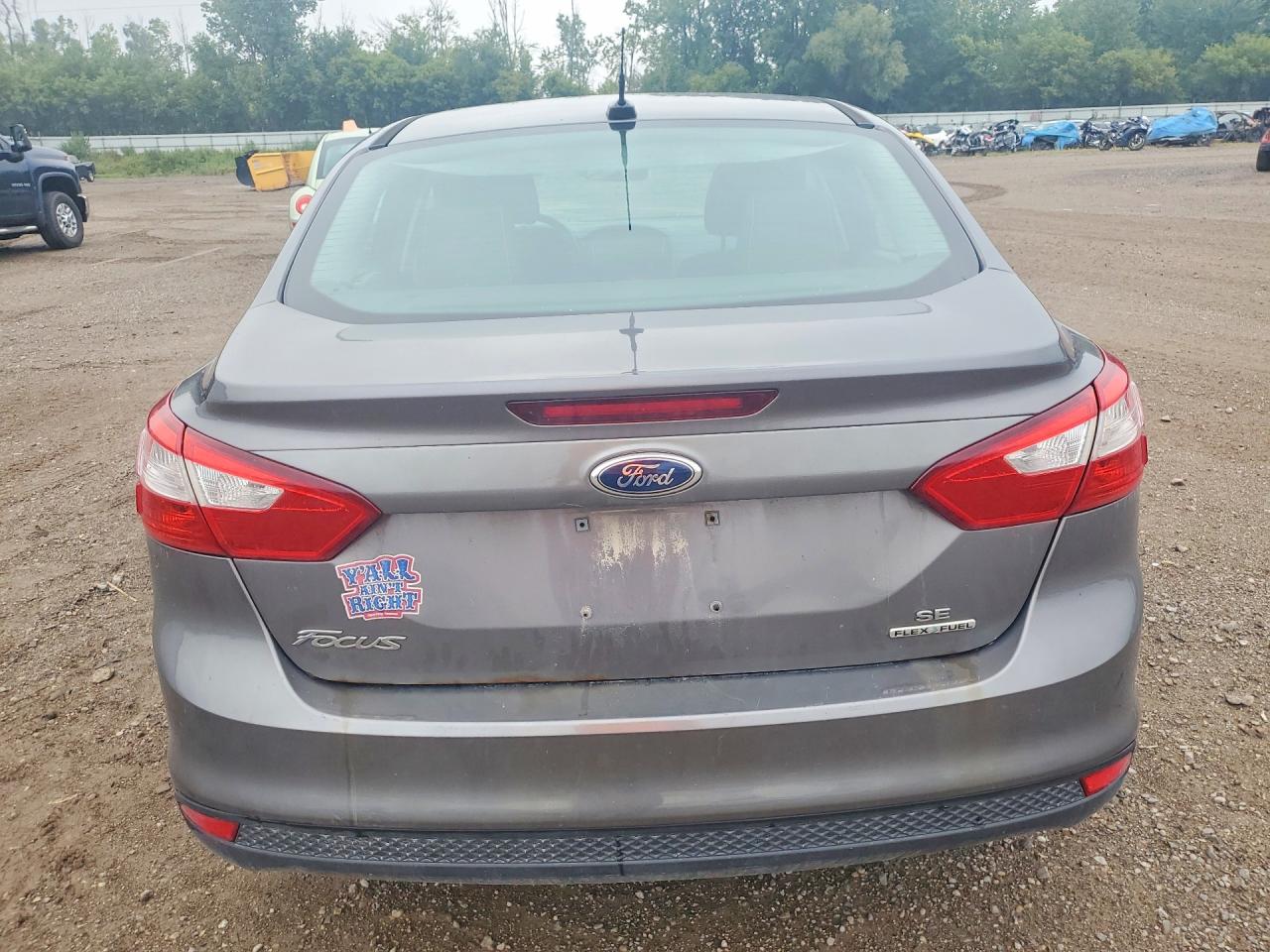 2014 Ford Focus Se Gray vin: 1FADP3F24EL266155