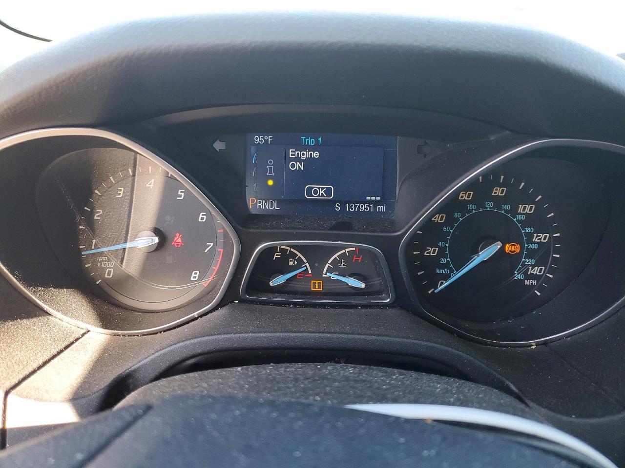 2014 Ford Focus Se Silver vin: 1FADP3F24EL287569