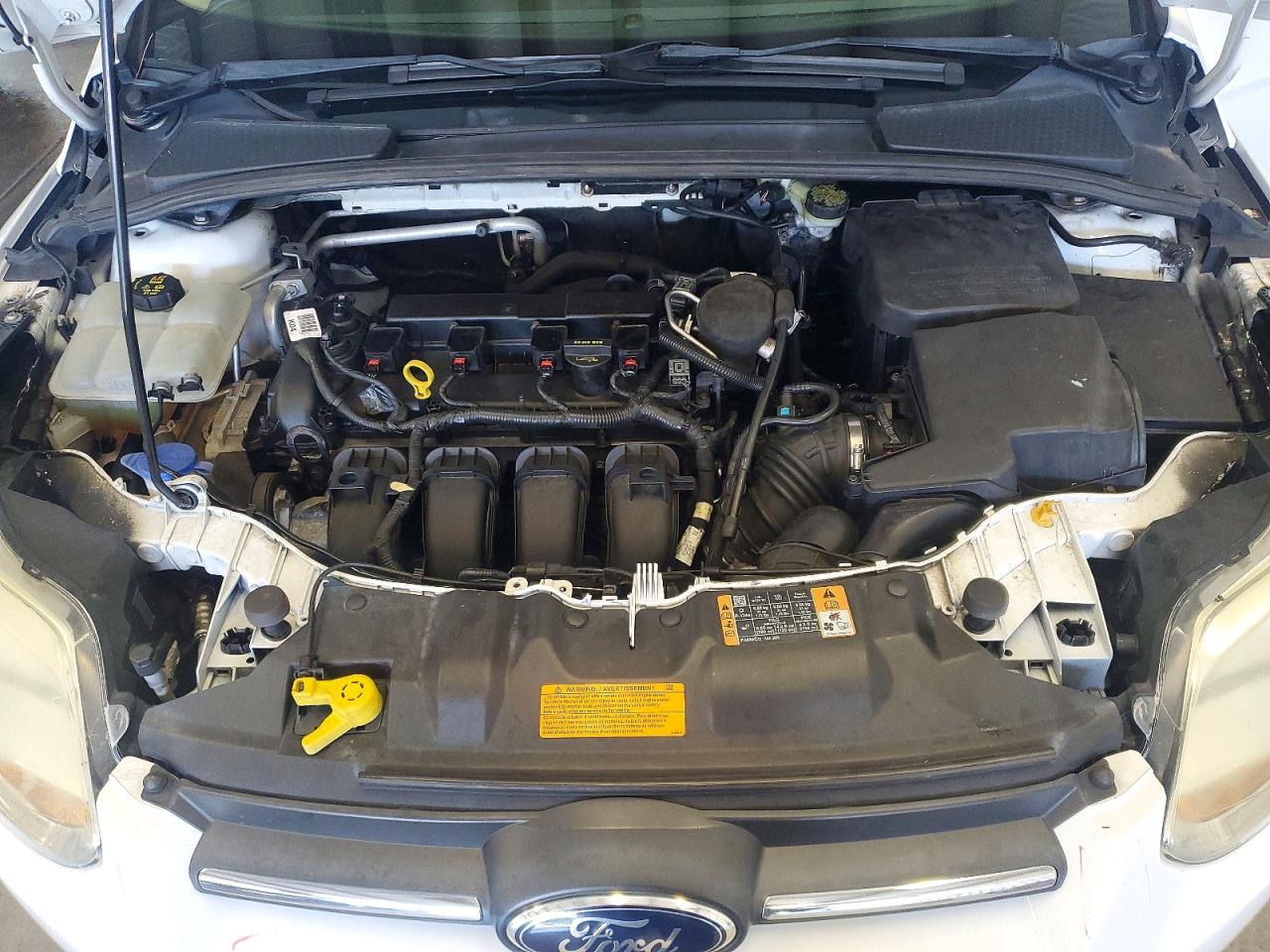 2014 Ford Focus Se White vin: 1FADP3F24EL292688