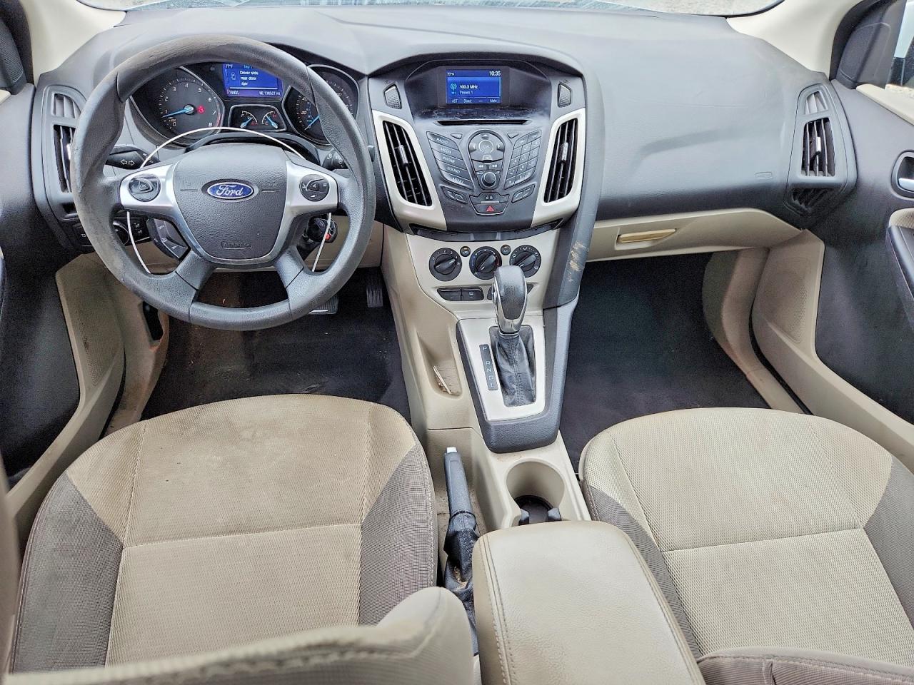 2014 Ford Focus Se White vin: 1FADP3F24EL297972