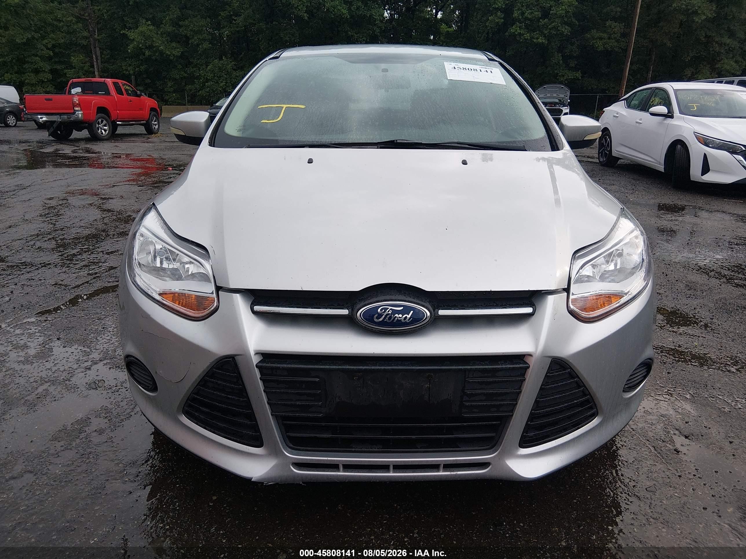 2014 Ford Focus Se Silver vin: 1FADP3F24EL317752