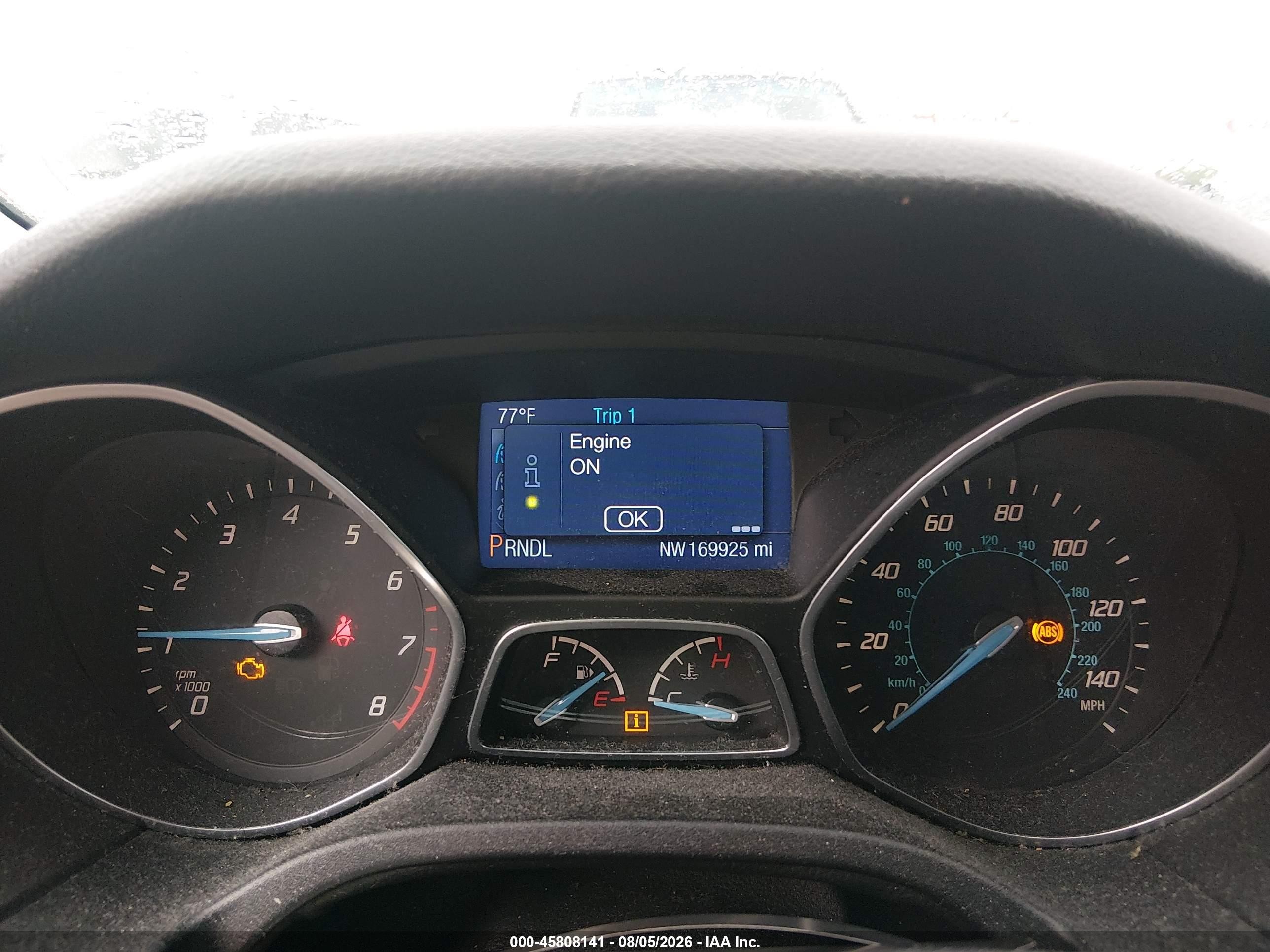 2014 Ford Focus Se Silver vin: 1FADP3F24EL317752