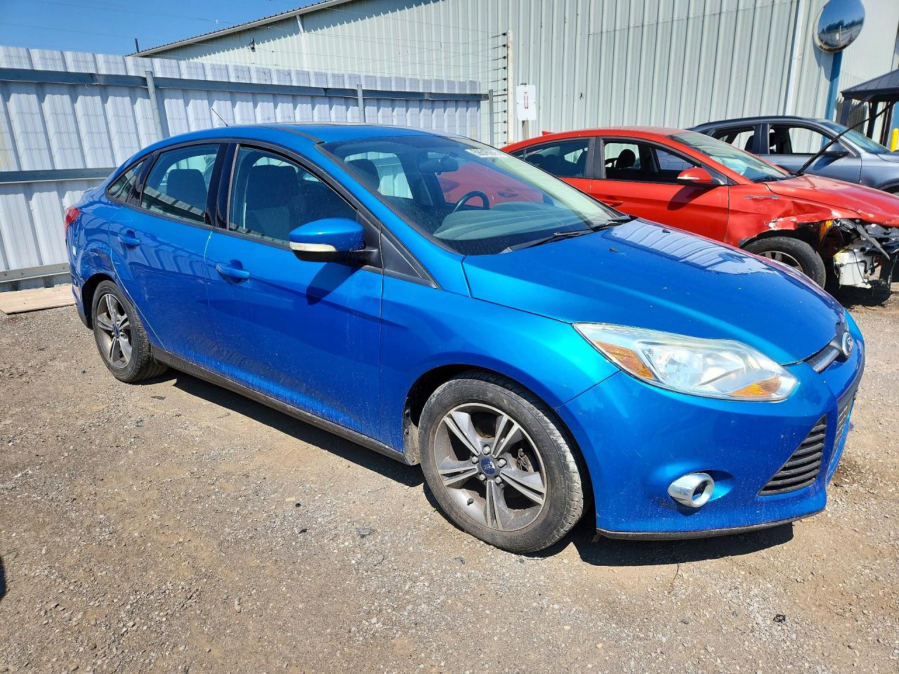 2014 Ford Focus Se Blue vin: 1FADP3F24EL328346