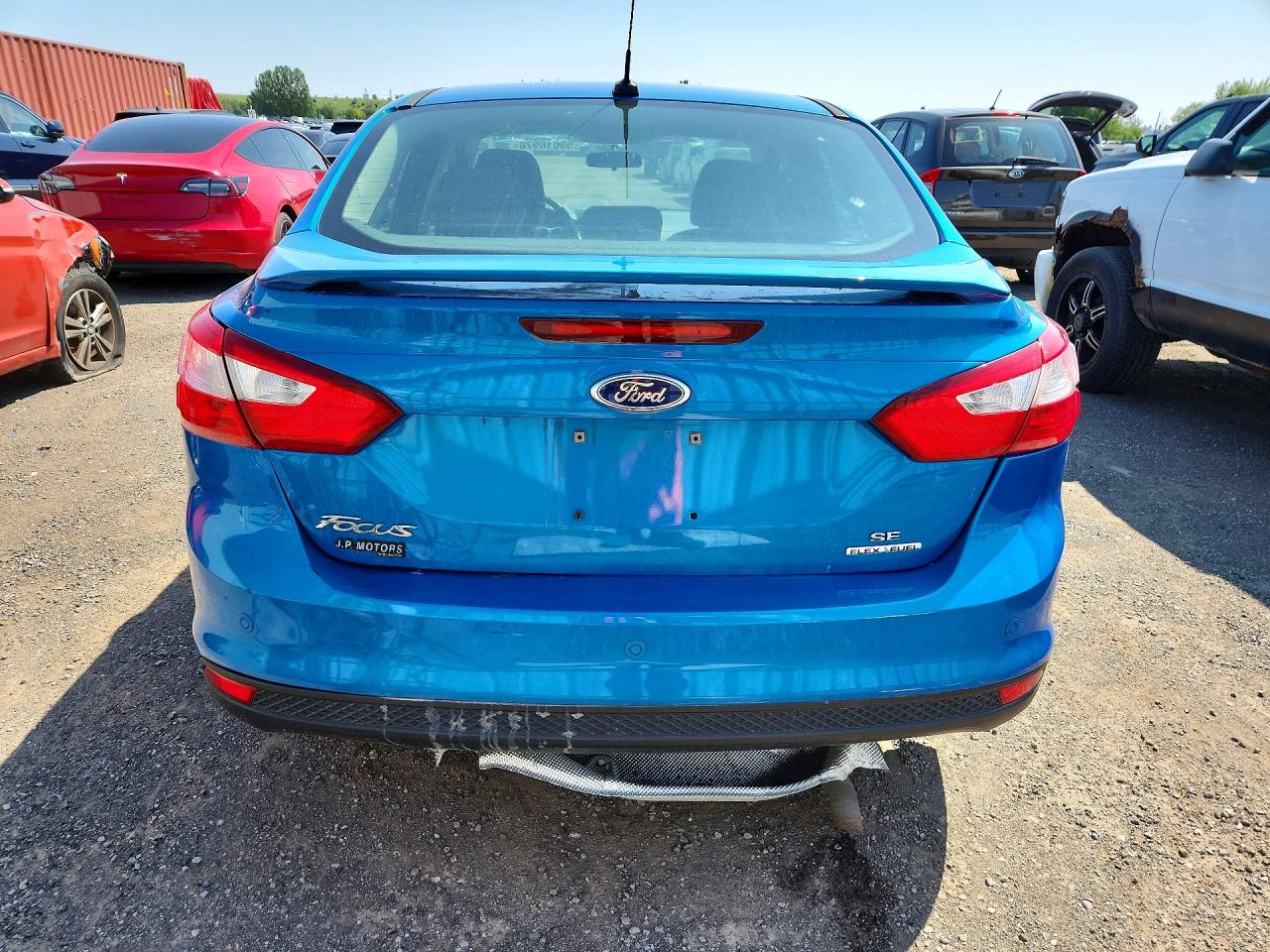 2014 Ford Focus Se Blue vin: 1FADP3F24EL328346