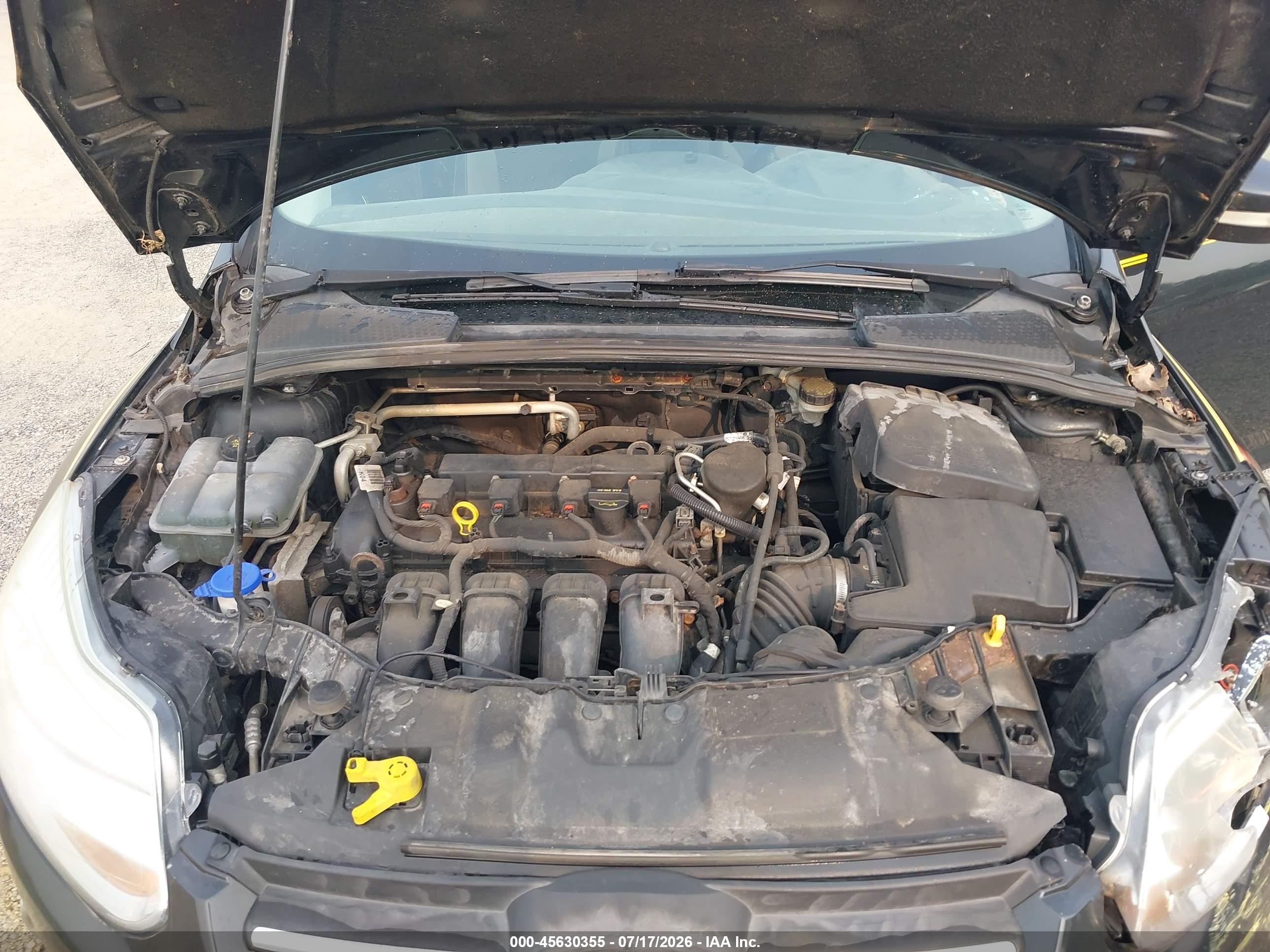 2014 Ford Focus Se Черный vin: 1FADP3F24EL346930