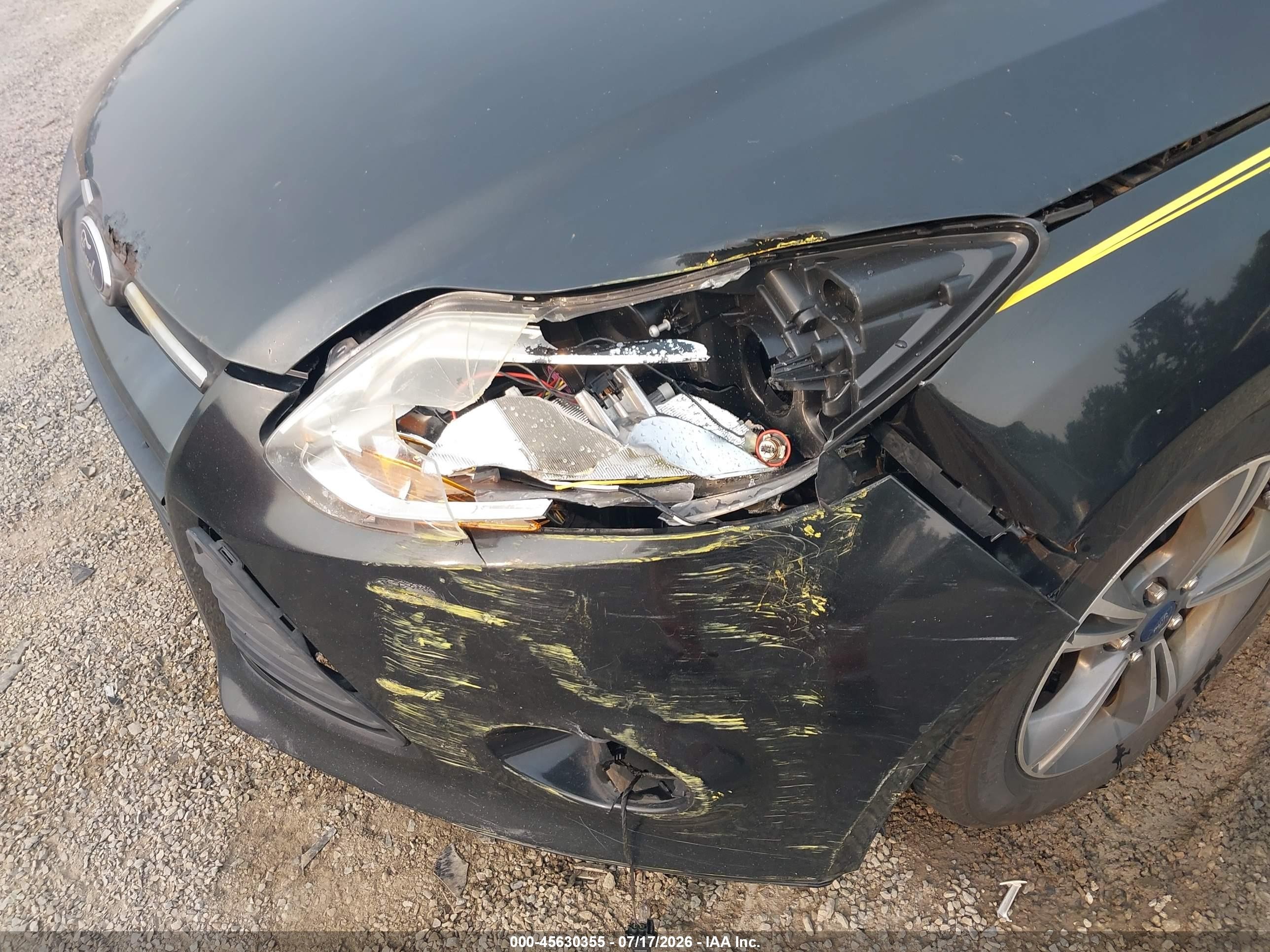 2014 Ford Focus Se Черный vin: 1FADP3F24EL346930
