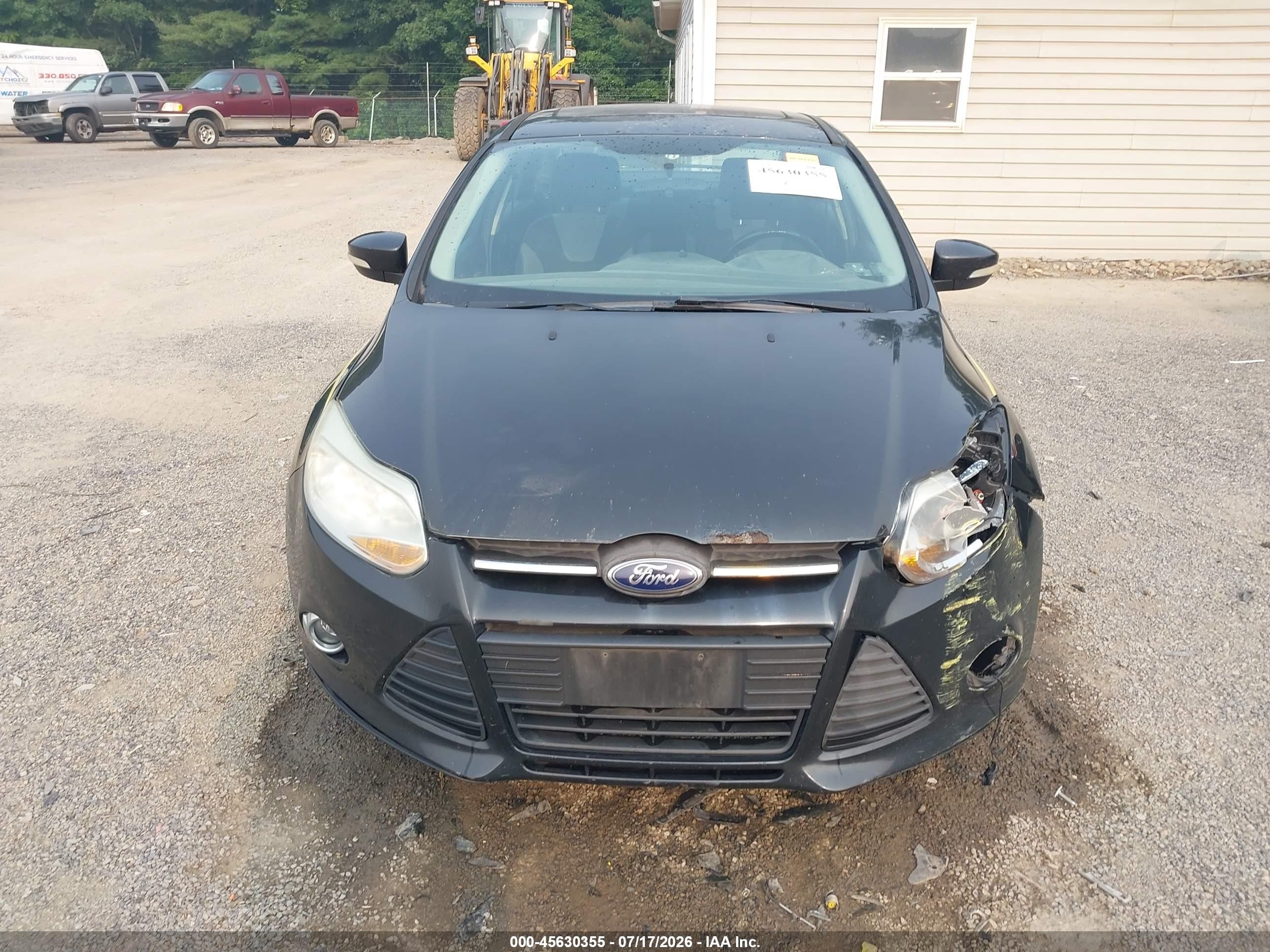 2014 Ford Focus Se Черный vin: 1FADP3F24EL346930