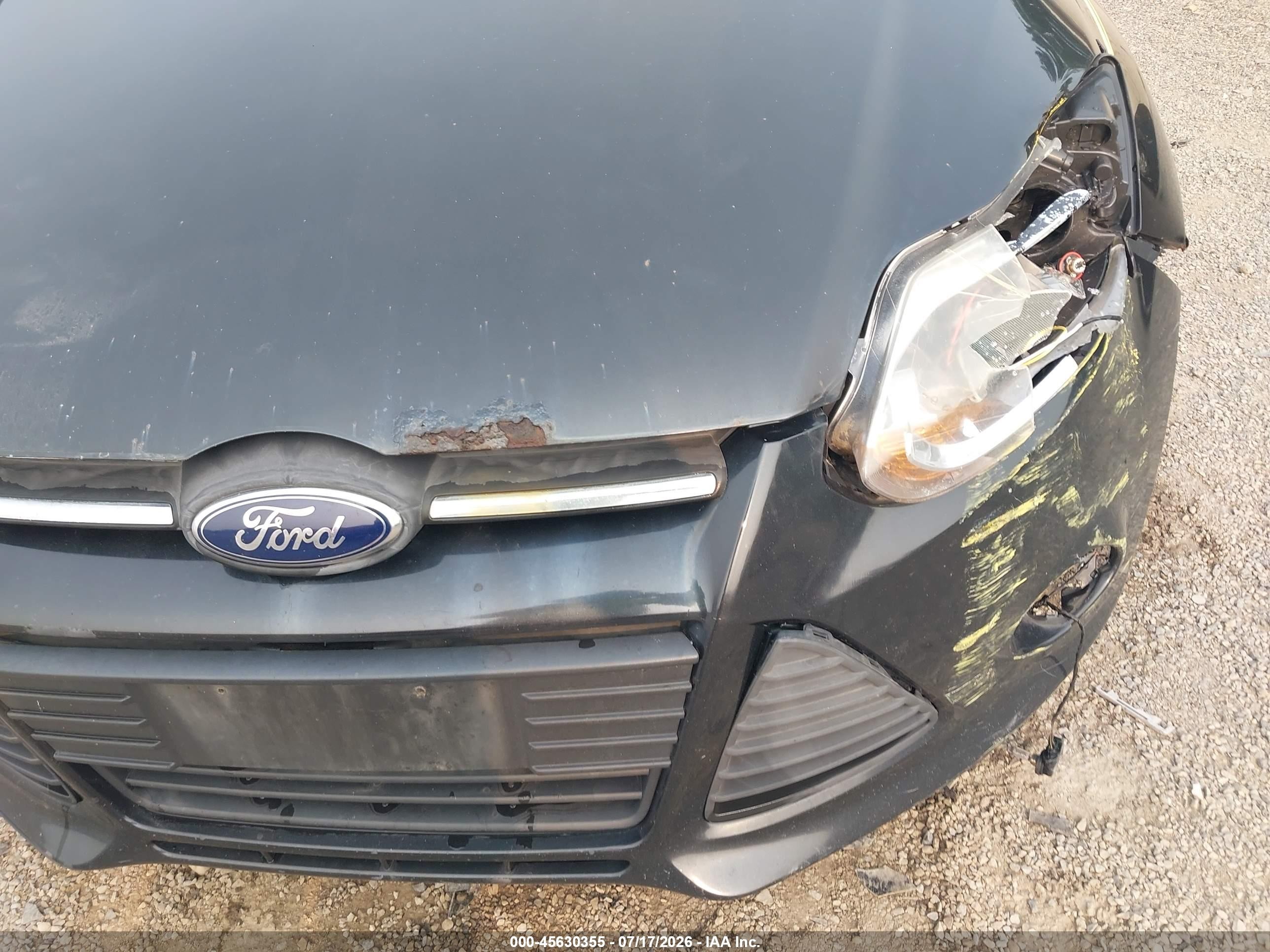 2014 Ford Focus Se Черный vin: 1FADP3F24EL346930