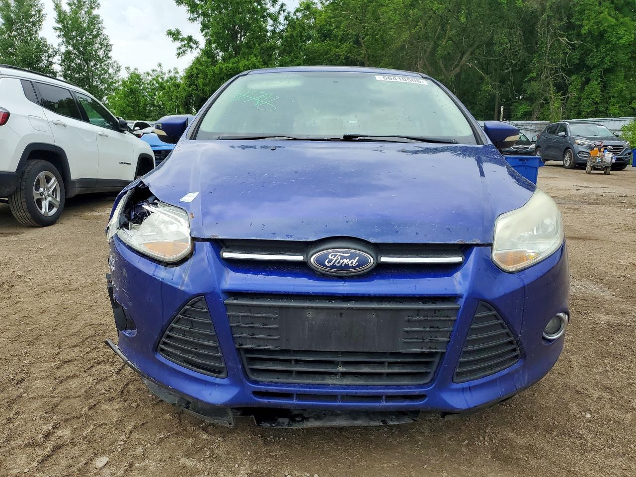 2014 Ford Focus Se Blue vin: 1FADP3F24EL358463