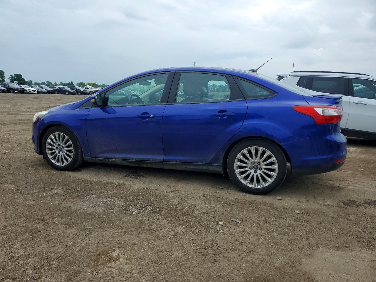2014 Ford Focus Se Blue vin: 1FADP3F24EL358463