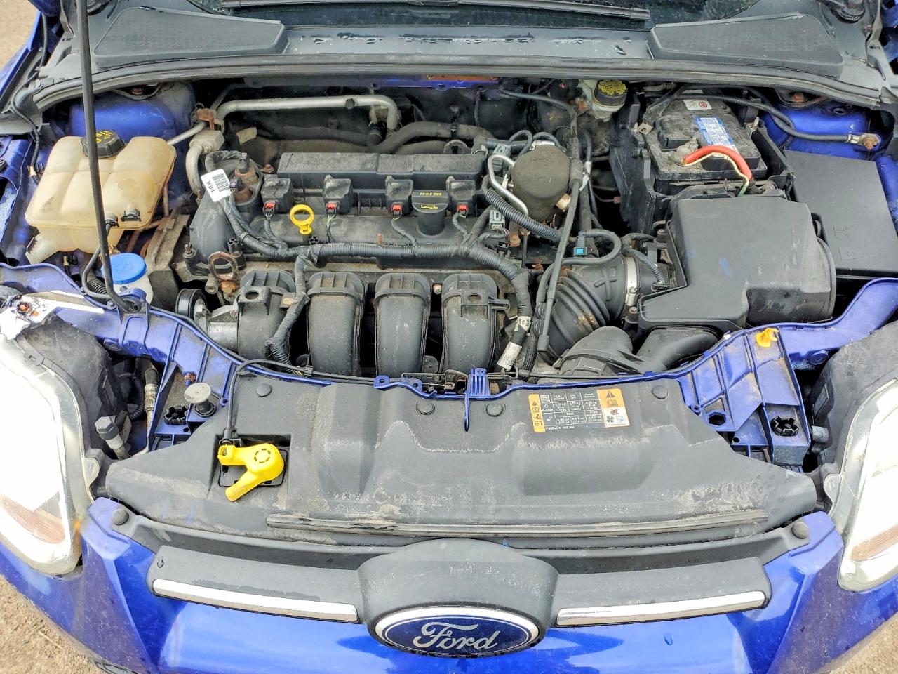 2014 Ford Focus Se Blue vin: 1FADP3F24EL358463