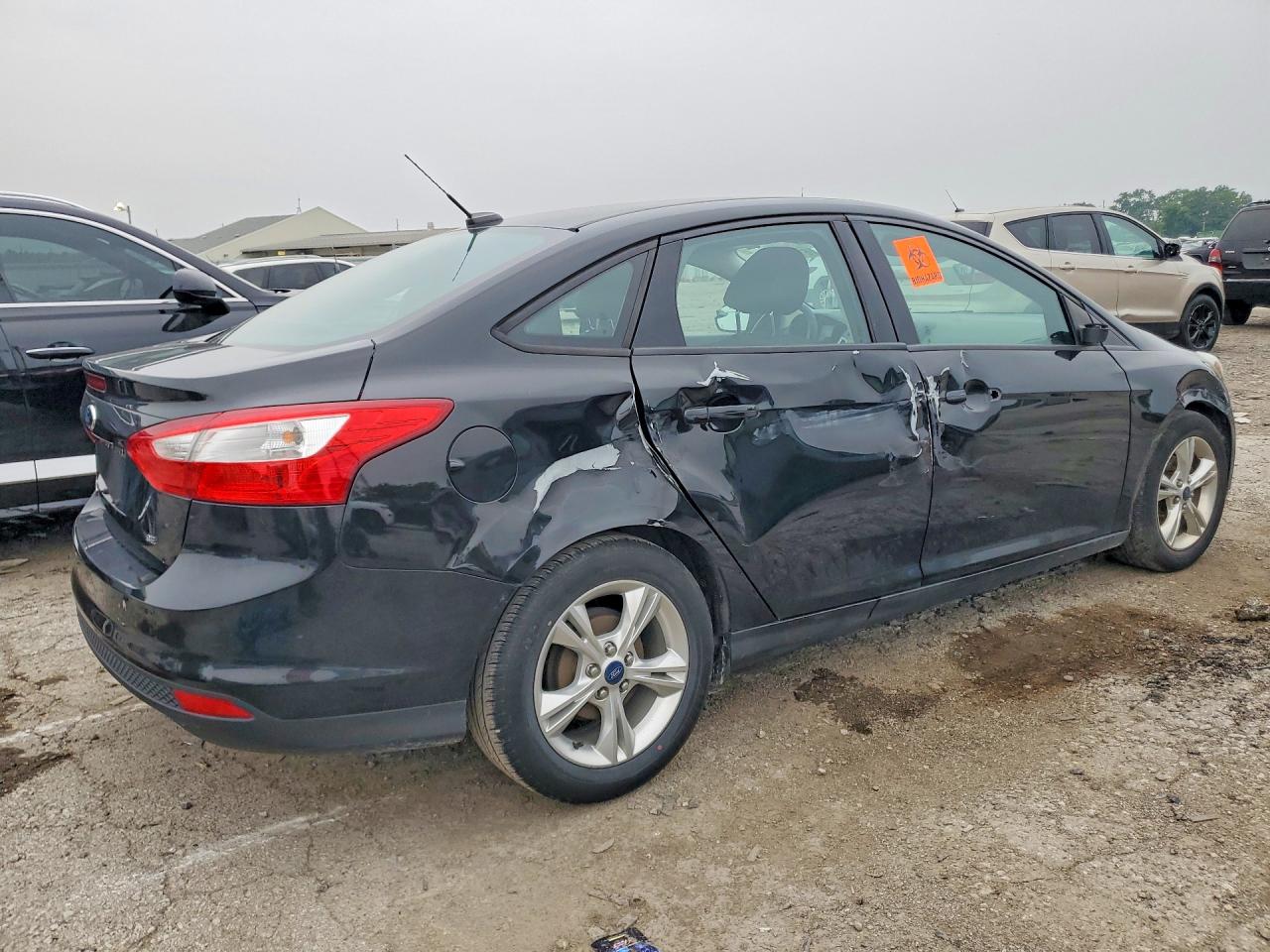2014 Ford Focus Se Black vin: 1FADP3F24EL363985