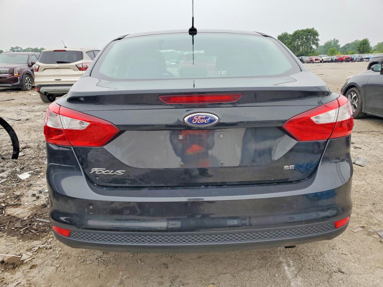 2014 Ford Focus Se Black vin: 1FADP3F24EL363985