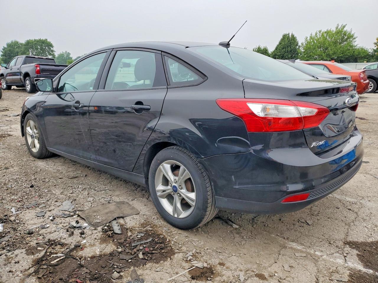 2014 Ford Focus Se Black vin: 1FADP3F24EL363985